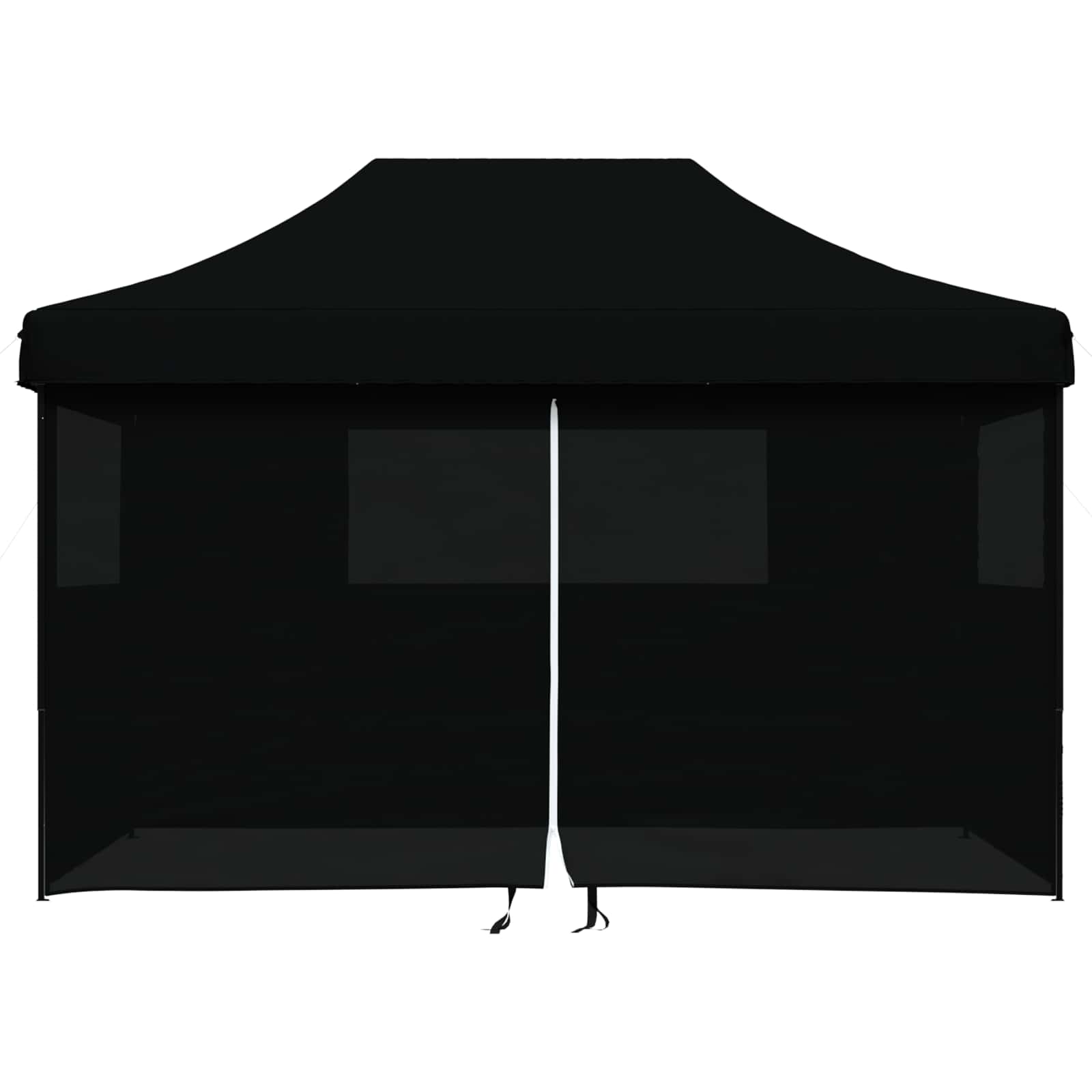 Šator za zabave Crna 279 x 410 x 315 cm Oxford tkanina
