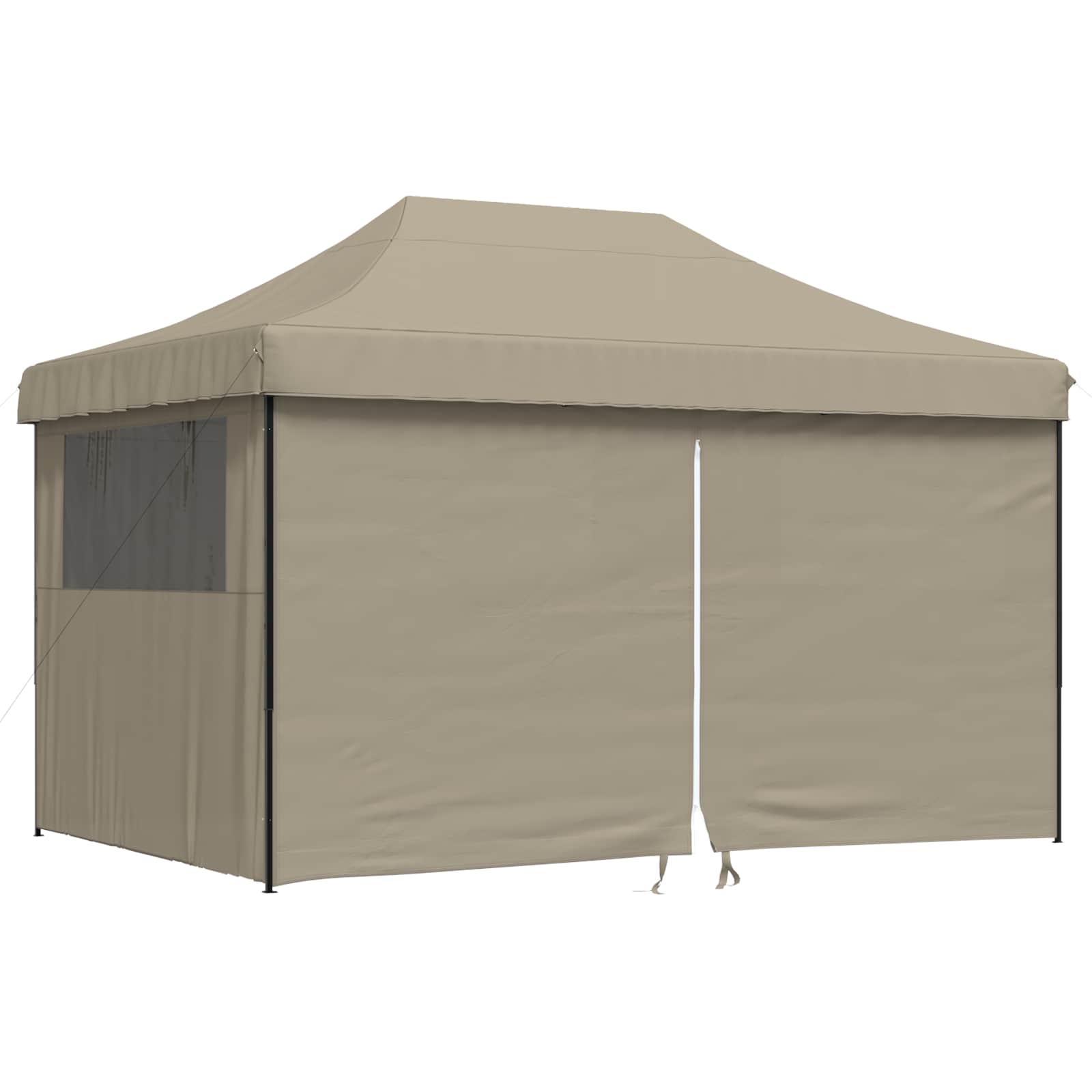 Šator za zabave Sivo-smeđa 292 x 440 x 315 cm Oxford tkanina