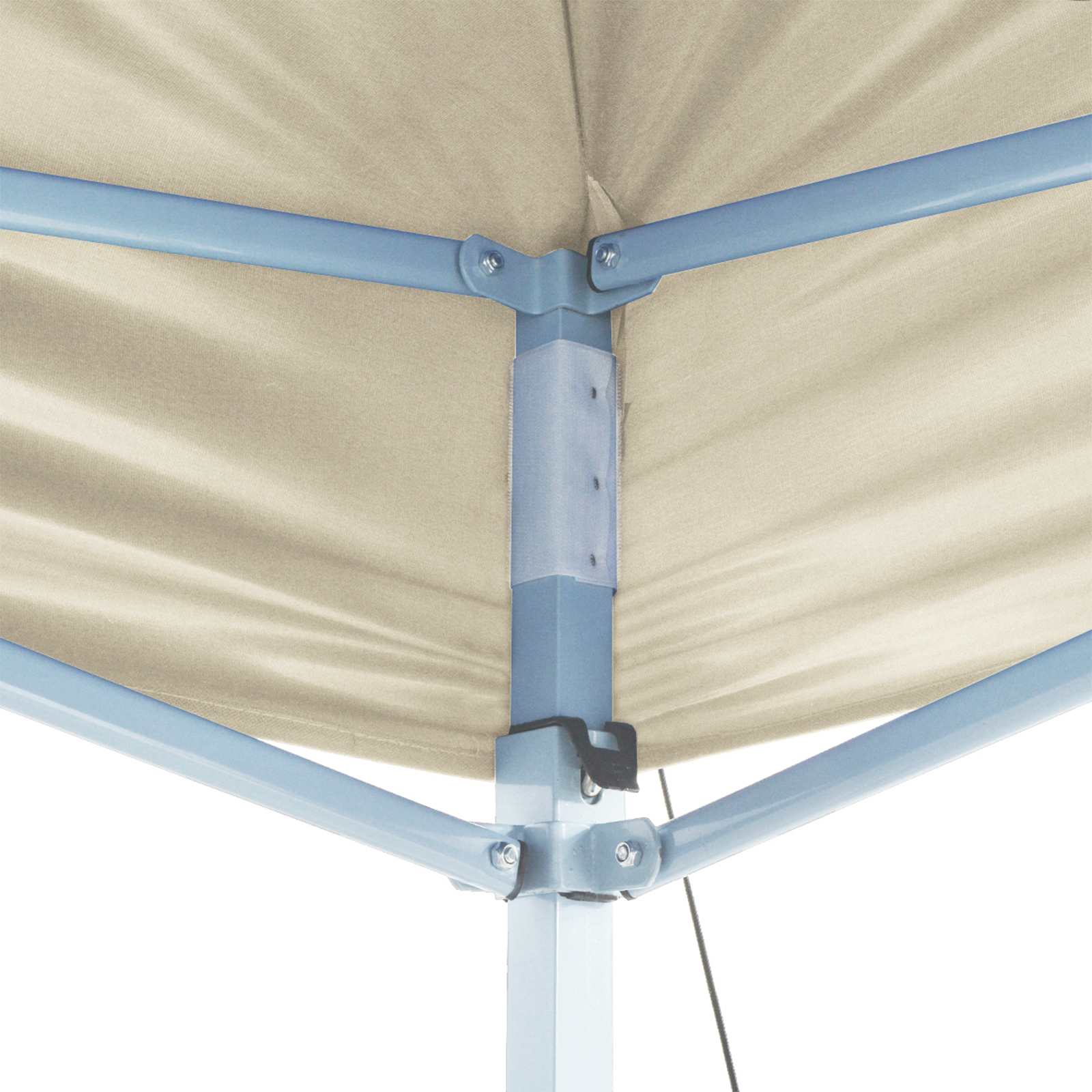 Šator za zabave Krema 291 x 580 x 315 cm Oxford tkanina