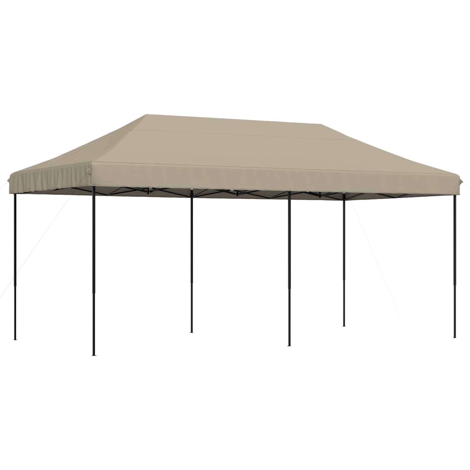 Šator za zabave Sivo-smeđa 292 x 580 x 315 cm Oxford tkanina