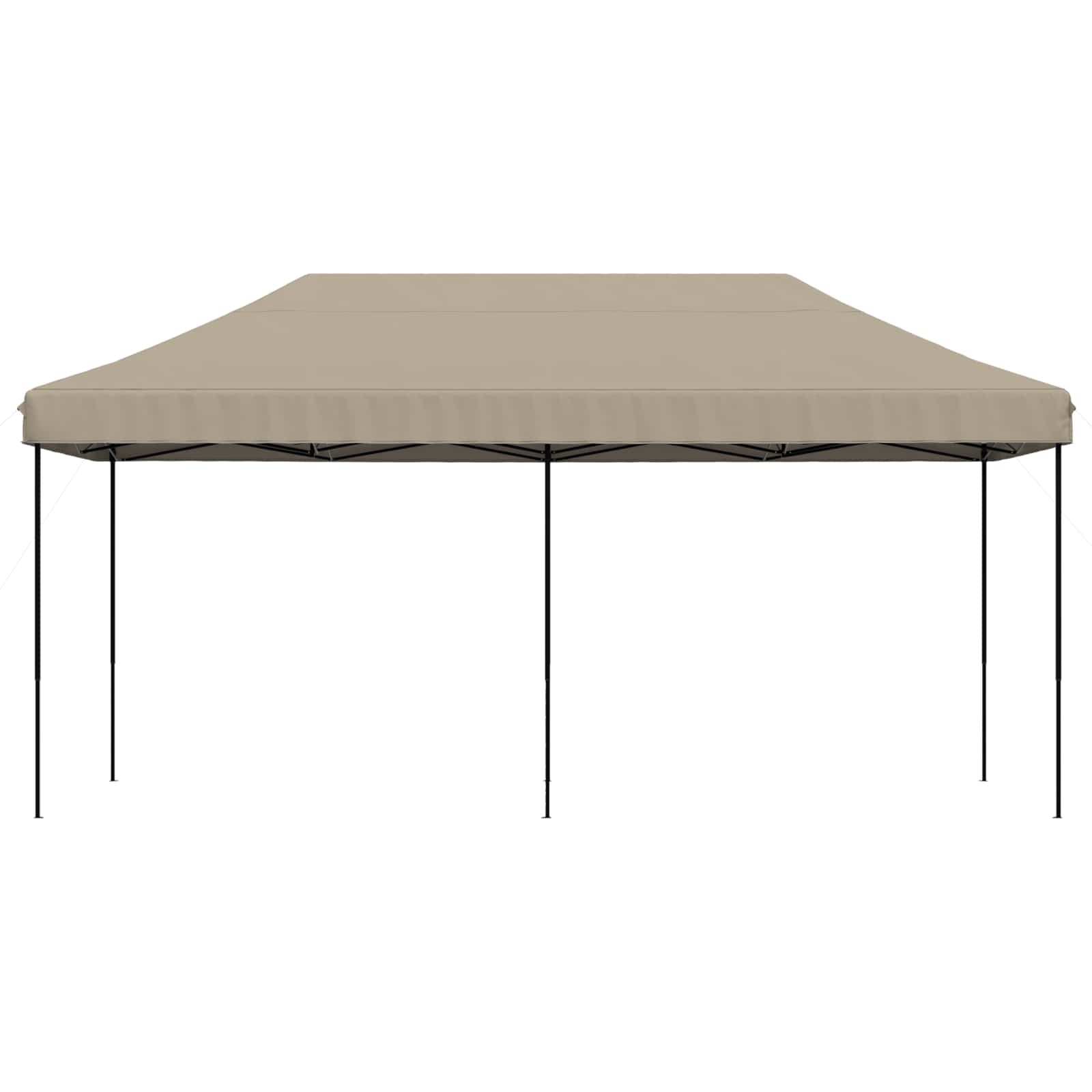Šator za zabave Sivo-smeđa 292 x 580 x 315 cm Oxford tkanina
