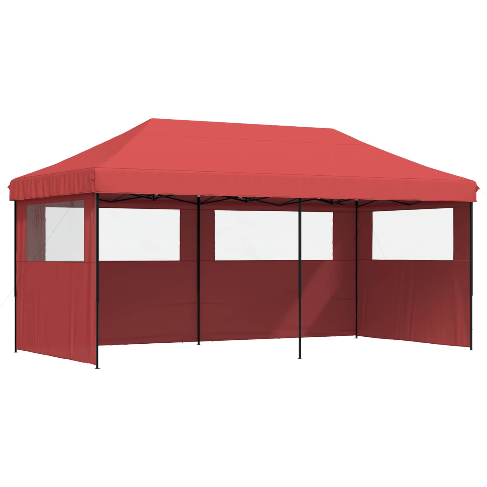 Šator za zabave Tamno crvena 292 x 580 x 315 cm Oxford tkanina