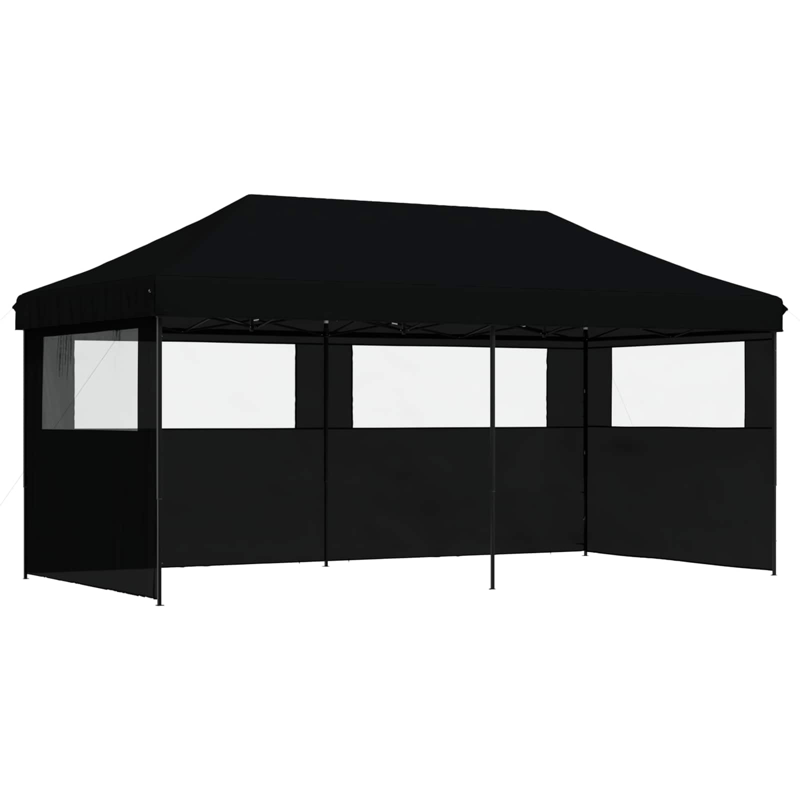 Šator za zabave Crna 292 x 580 x 315 cm Oxford tkanina