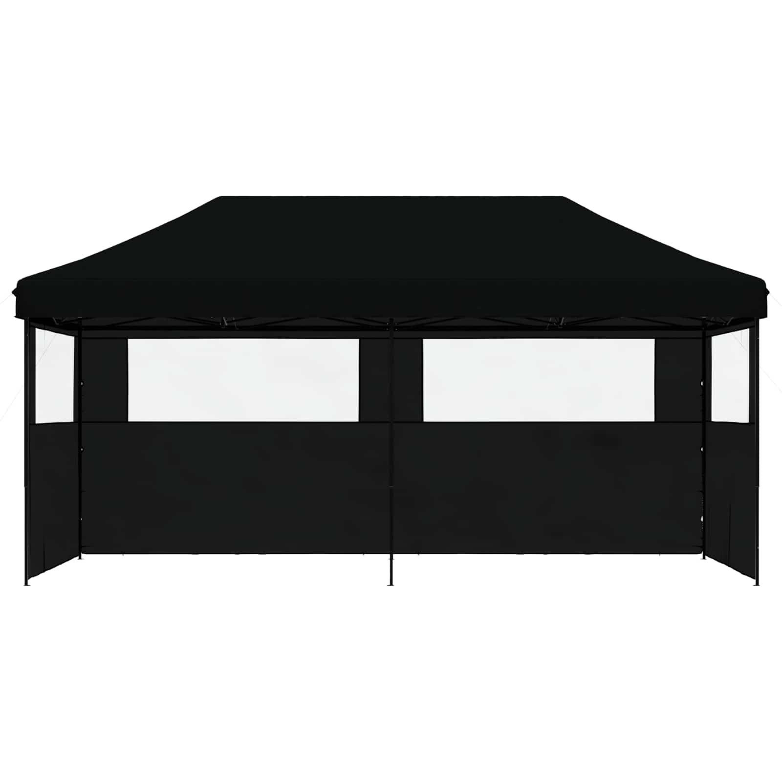 Šator za zabave Crna 292 x 580 x 315 cm Oxford tkanina