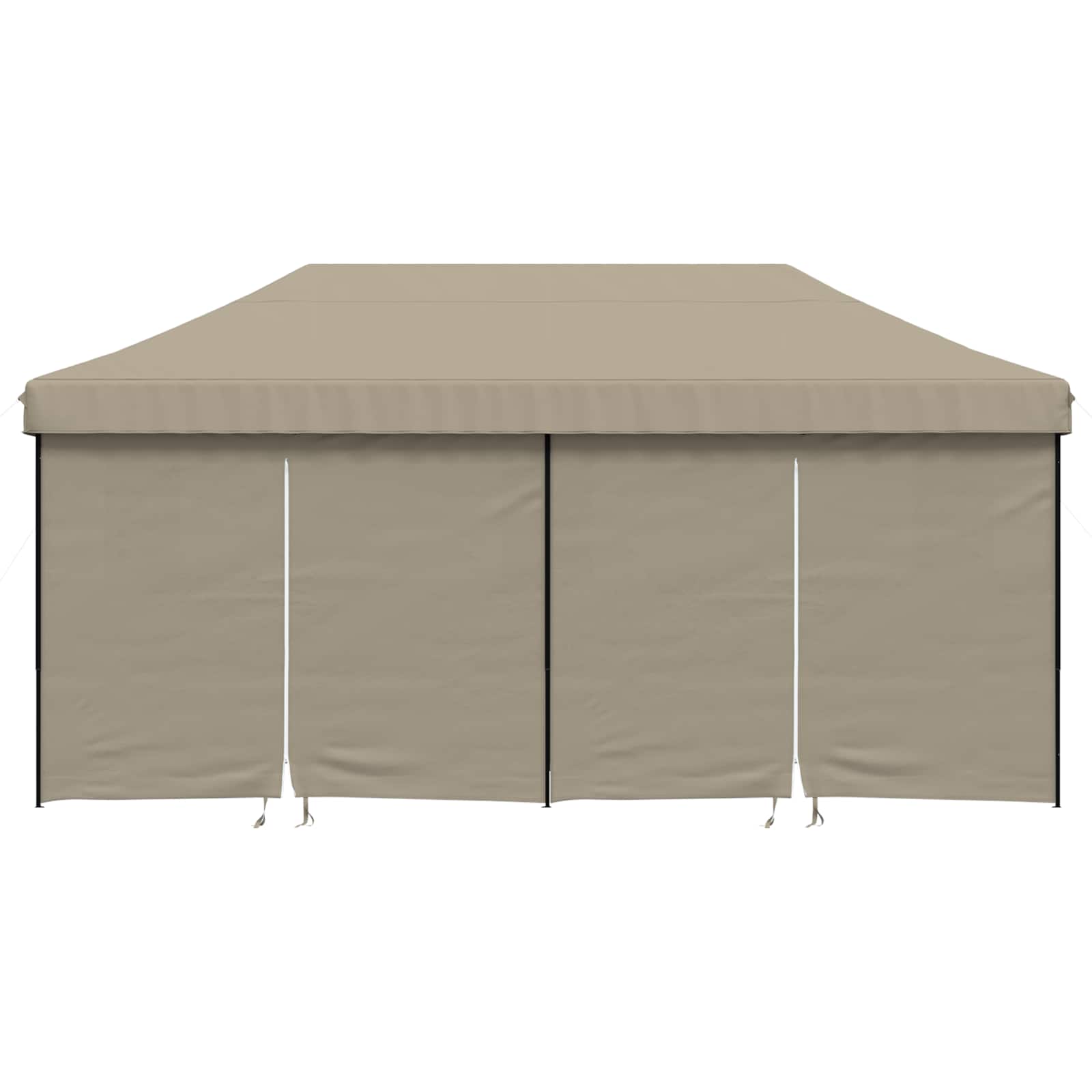 Šator za zabave Sivo-smeđa 292 x 580 x 315 cm Oxford tkanina