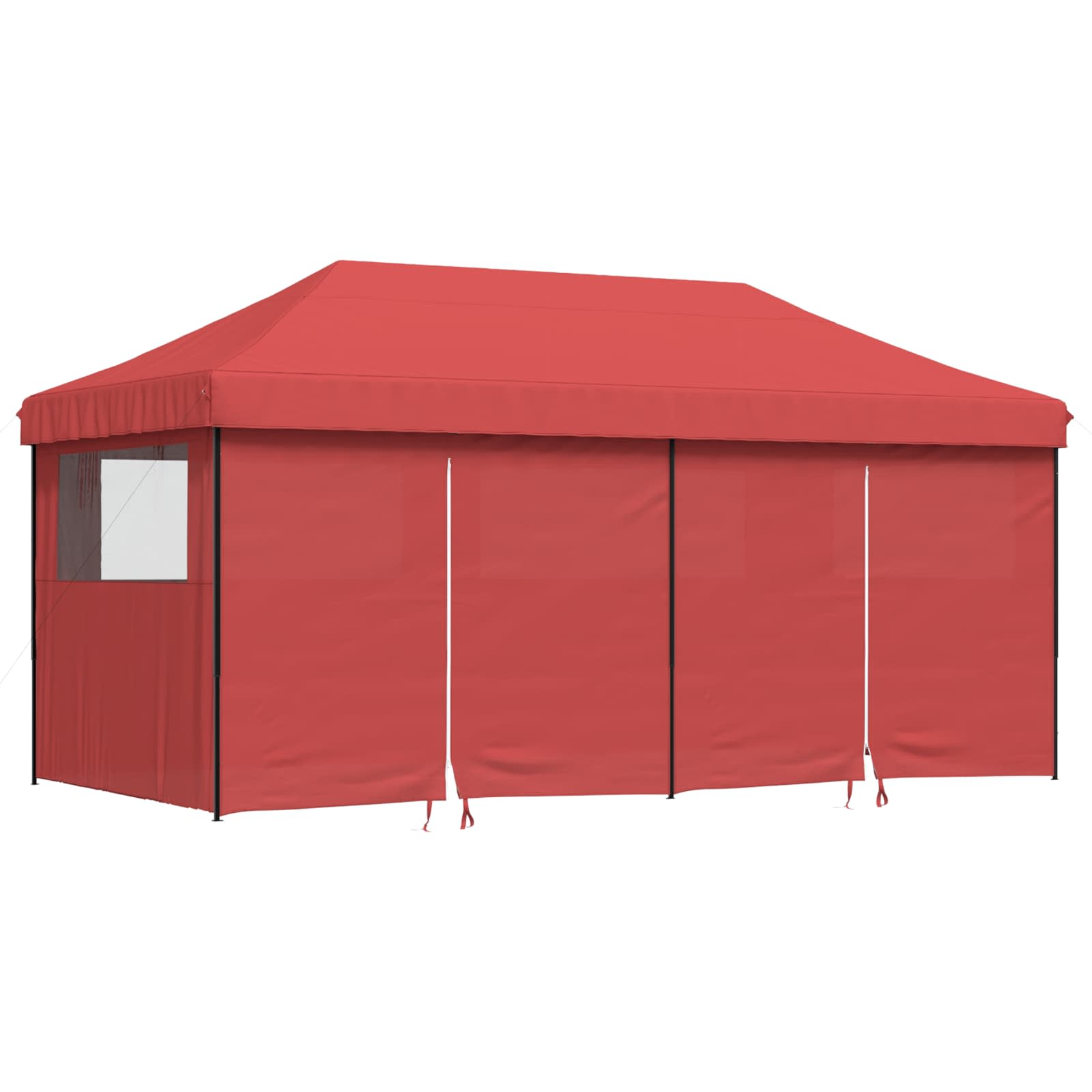 Šator za zabave Tamno crvena 292 x 580 x 315 cm Oxford tkanina