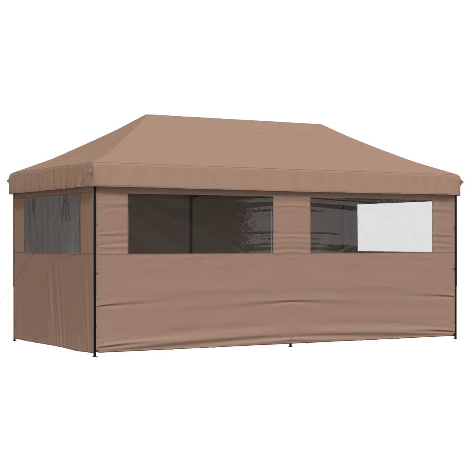 Šator za zabave Smeđa 292 x 580 x 315 cm Oxford tkanina