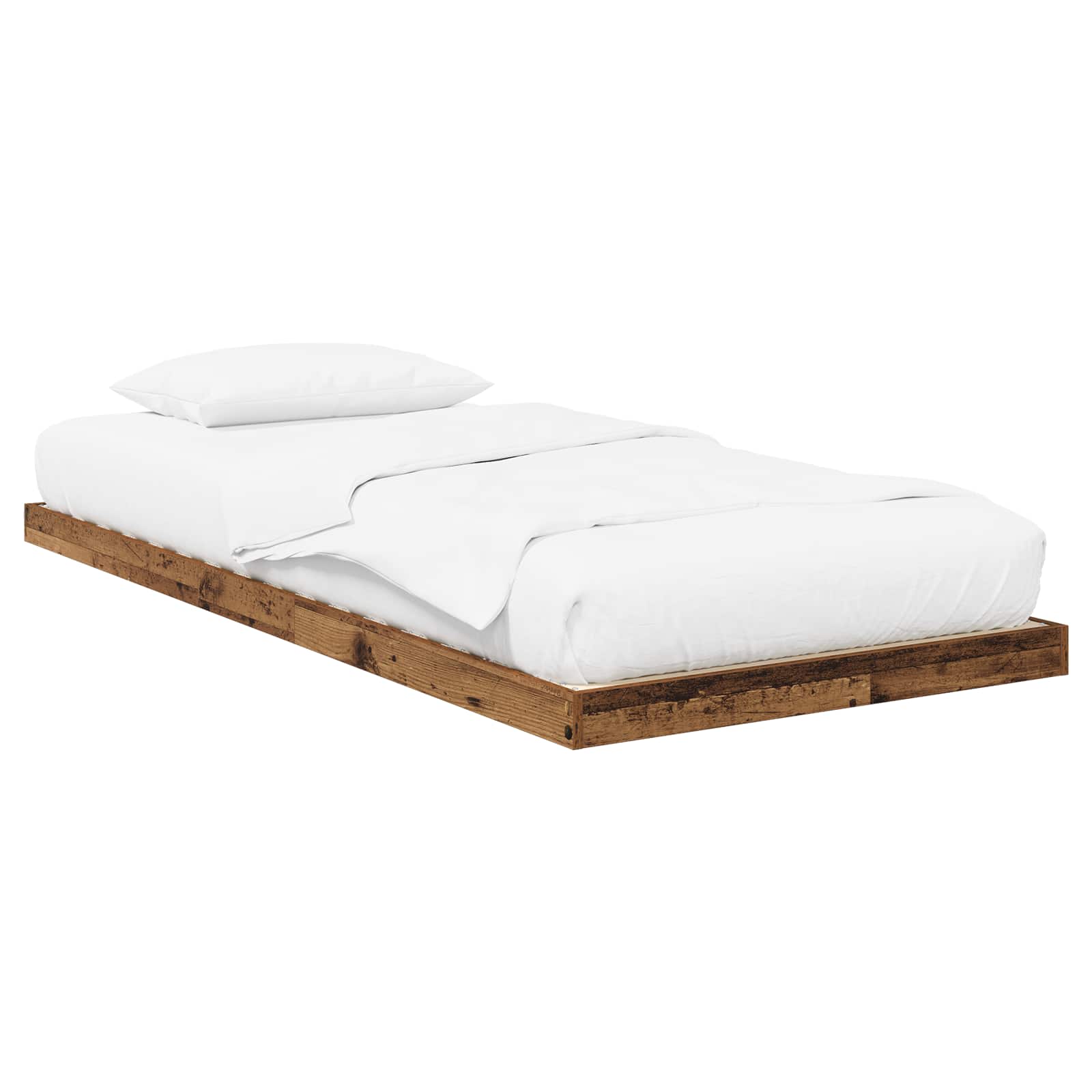 Krevet s daskama Staro drvo 75 x 190 cm Konstruirano drvo