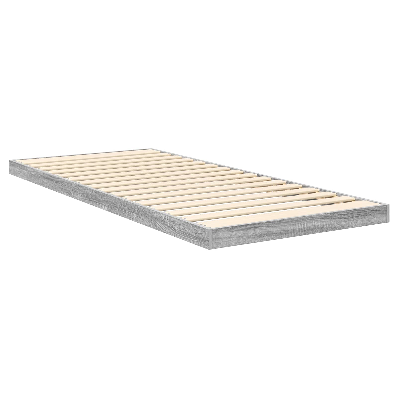 Krevet s daskama Siva Sonoma 90 x 190 cm Konstruirano drvo