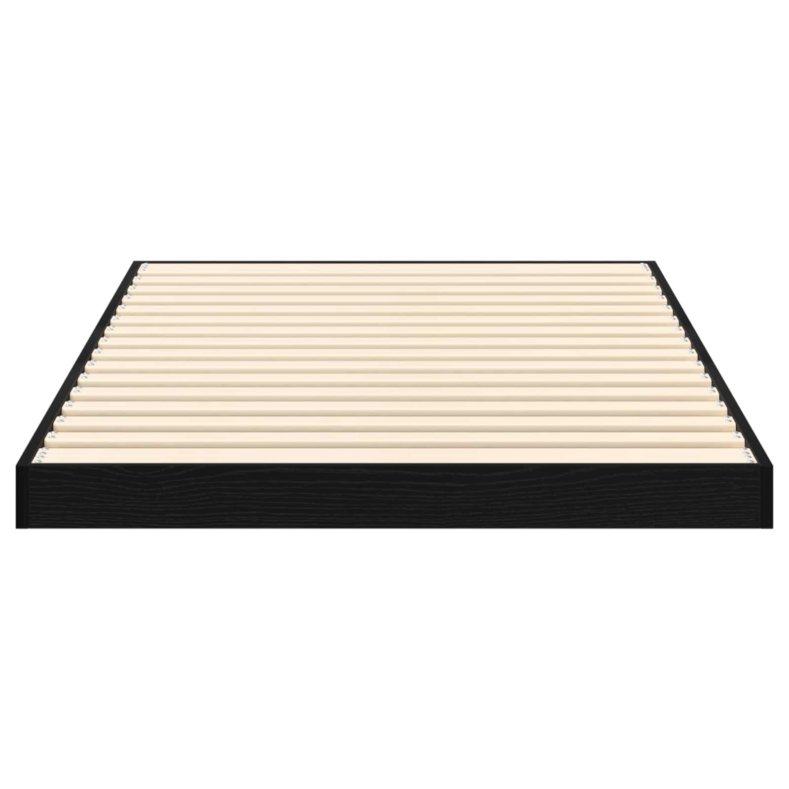 Krevet s daskama Crni hrast 80 x 200 cm Konstruirano drvo
