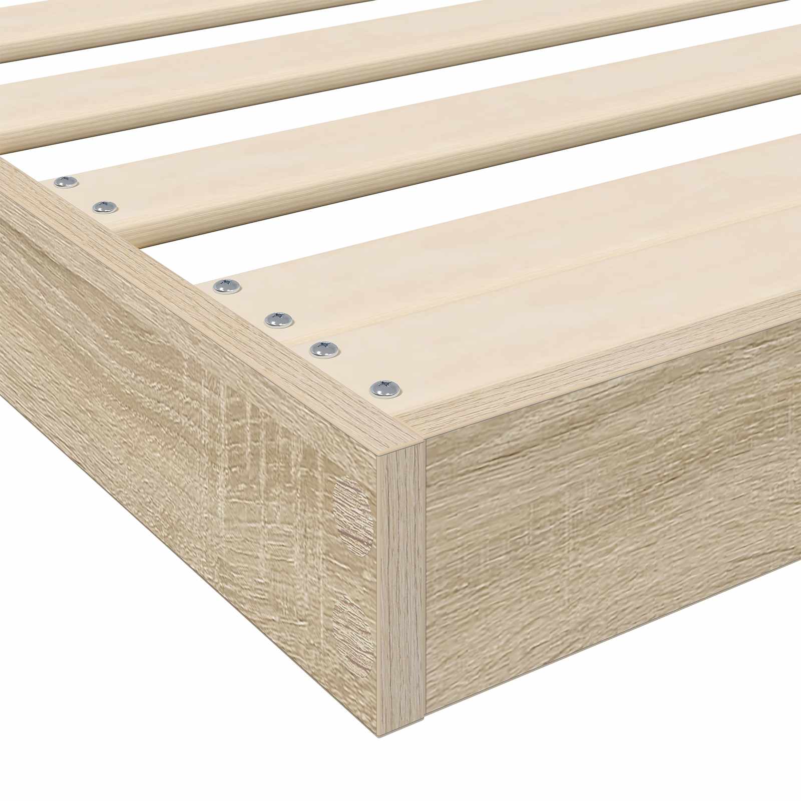 Krevet s daskama Sonoma hrast 90 x 200 cm Konstruirano drvo