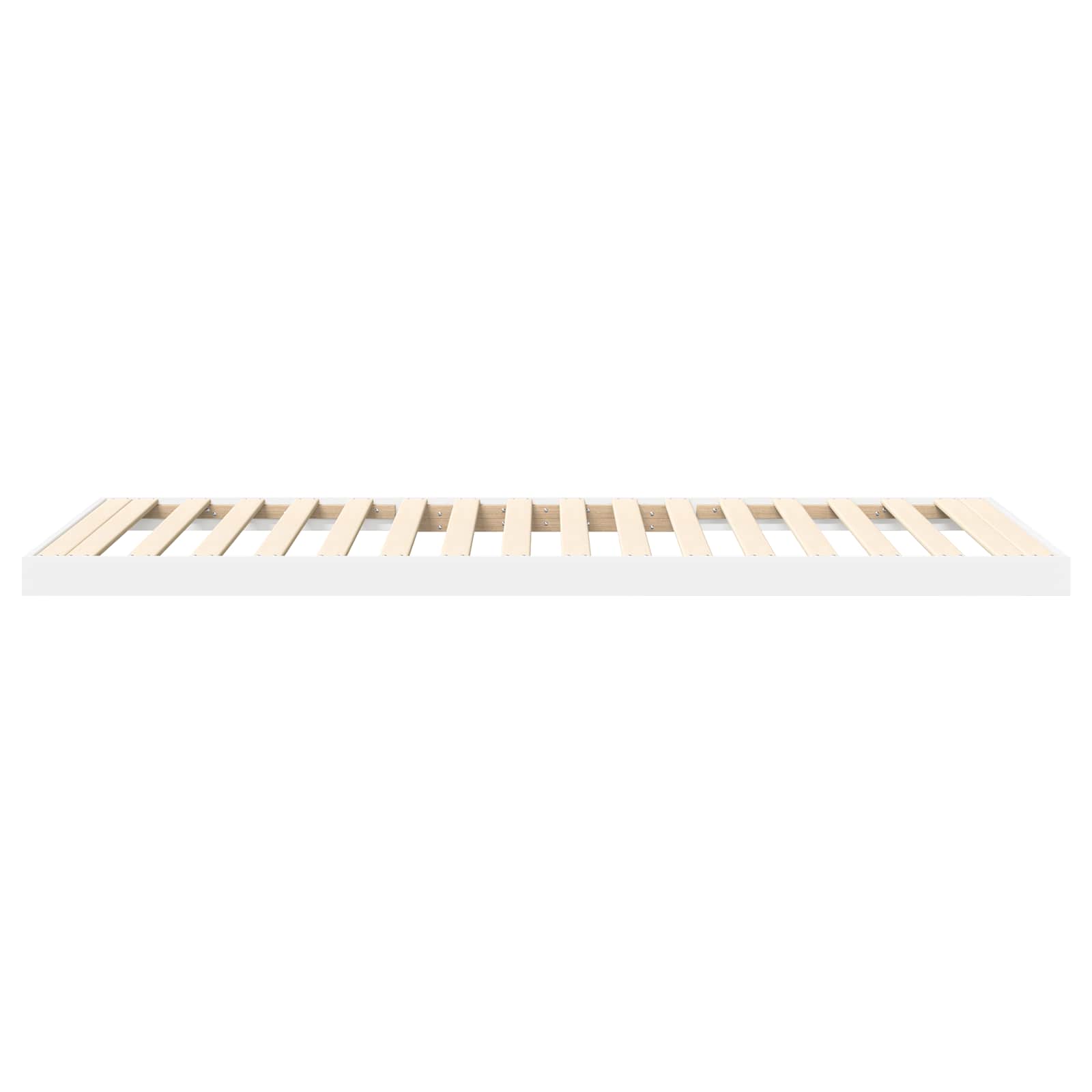 Krevet s daskama Bijelo 100 x 200 cm Konstruirano drvo