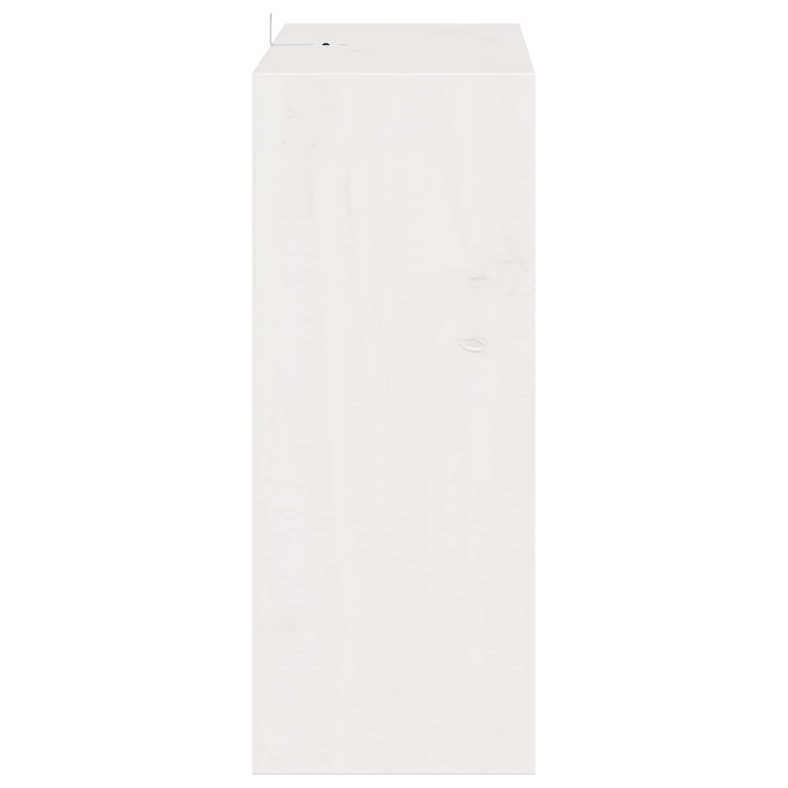 Stalak za vino 4 pcs Bijelo 62 x 25 x 62 cm Čvrsto borovo drvo