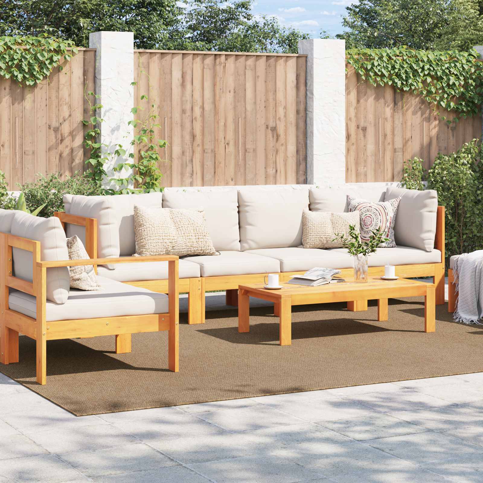 Tepisi za područja AGIRA Prirodna 280 x 200 cm Poliester