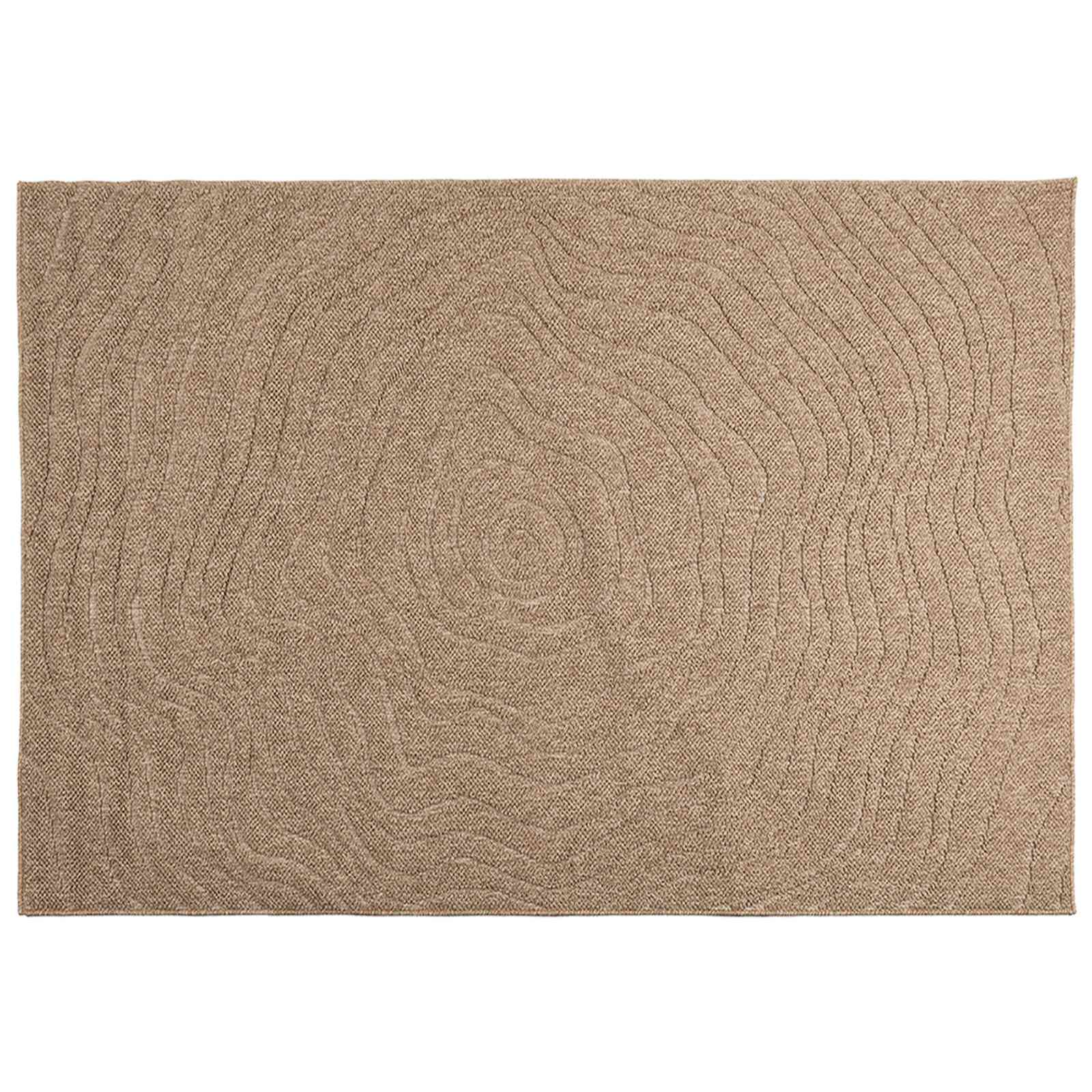 Tepisi za područja Moiré AGIRA Prirodna 200 x 140 cm Poliester