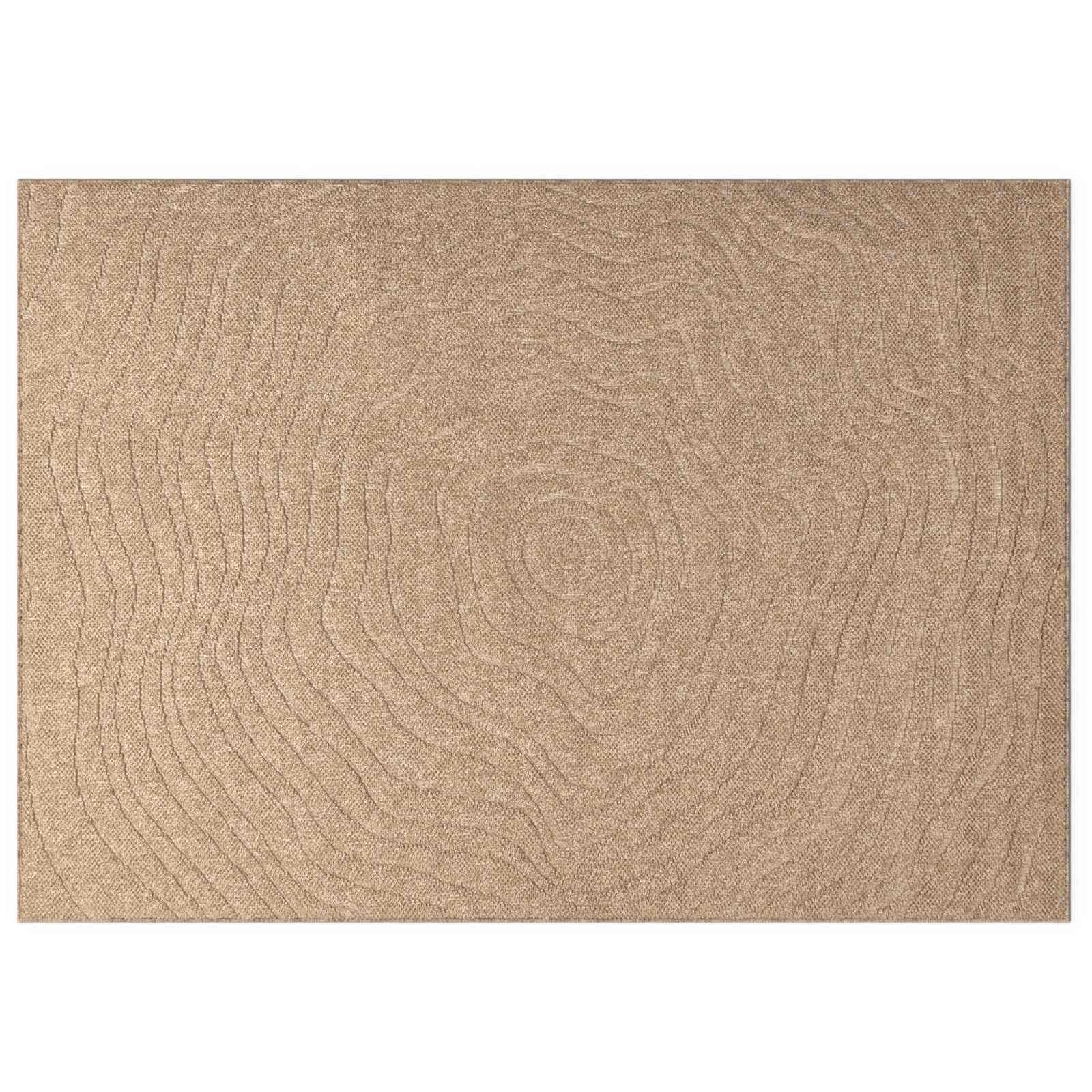 Tepisi za područja Moiré AGIRA Prirodna 280 x 200 cm Poliester