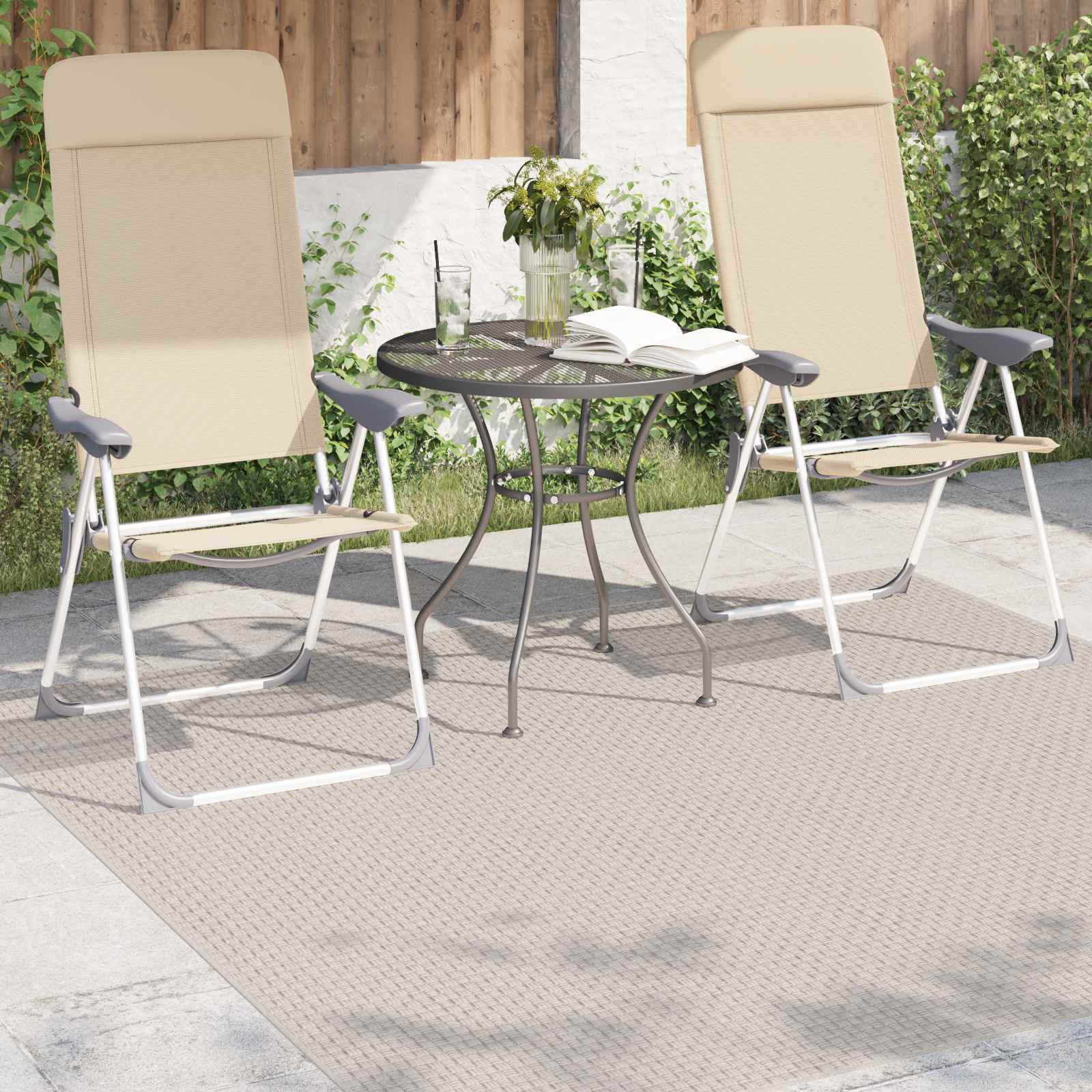 Tepisi za područja Četvrtasti FARO Krema 120 x 120 cm Poliester