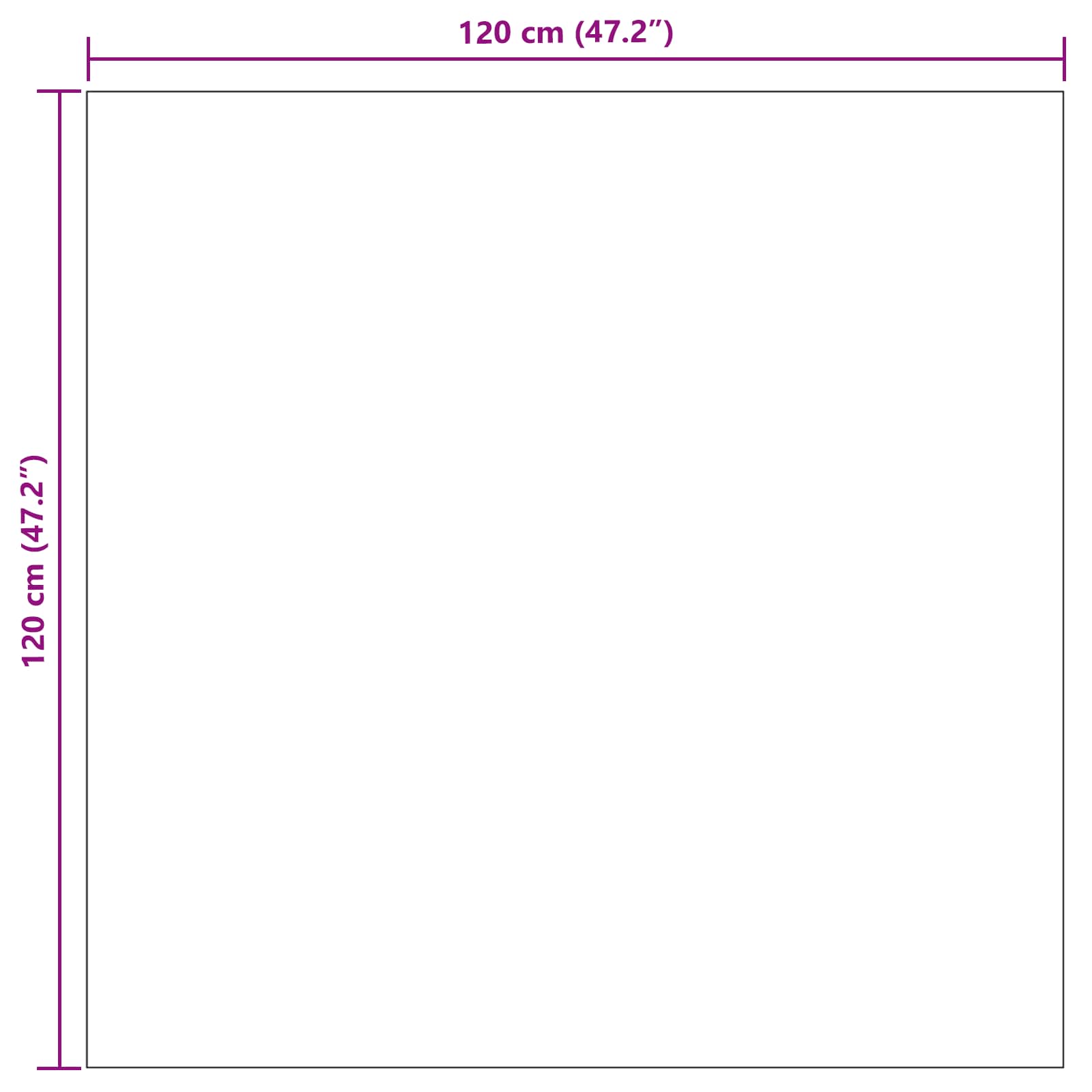 Tepisi za područja Četvrtasti FARO Krema 120 x 120 cm Poliester