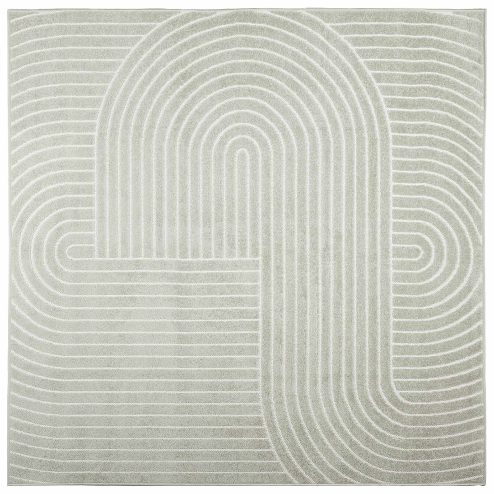Tepisi za područja PALMERAS Zelena 120 x 120 cm Poliester