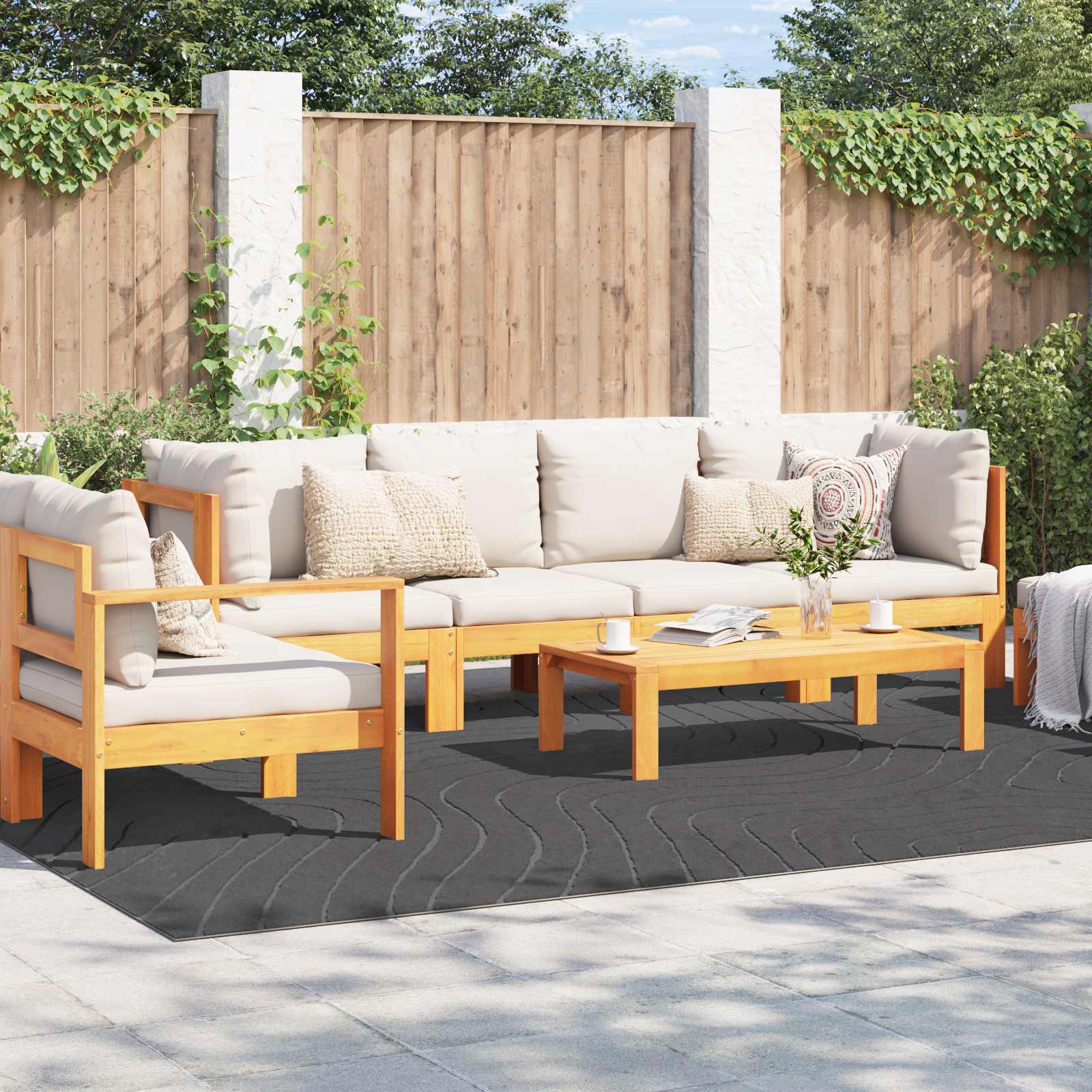 Tepisi za područja PALMERAS Antracit 340 x 240 cm Poliester