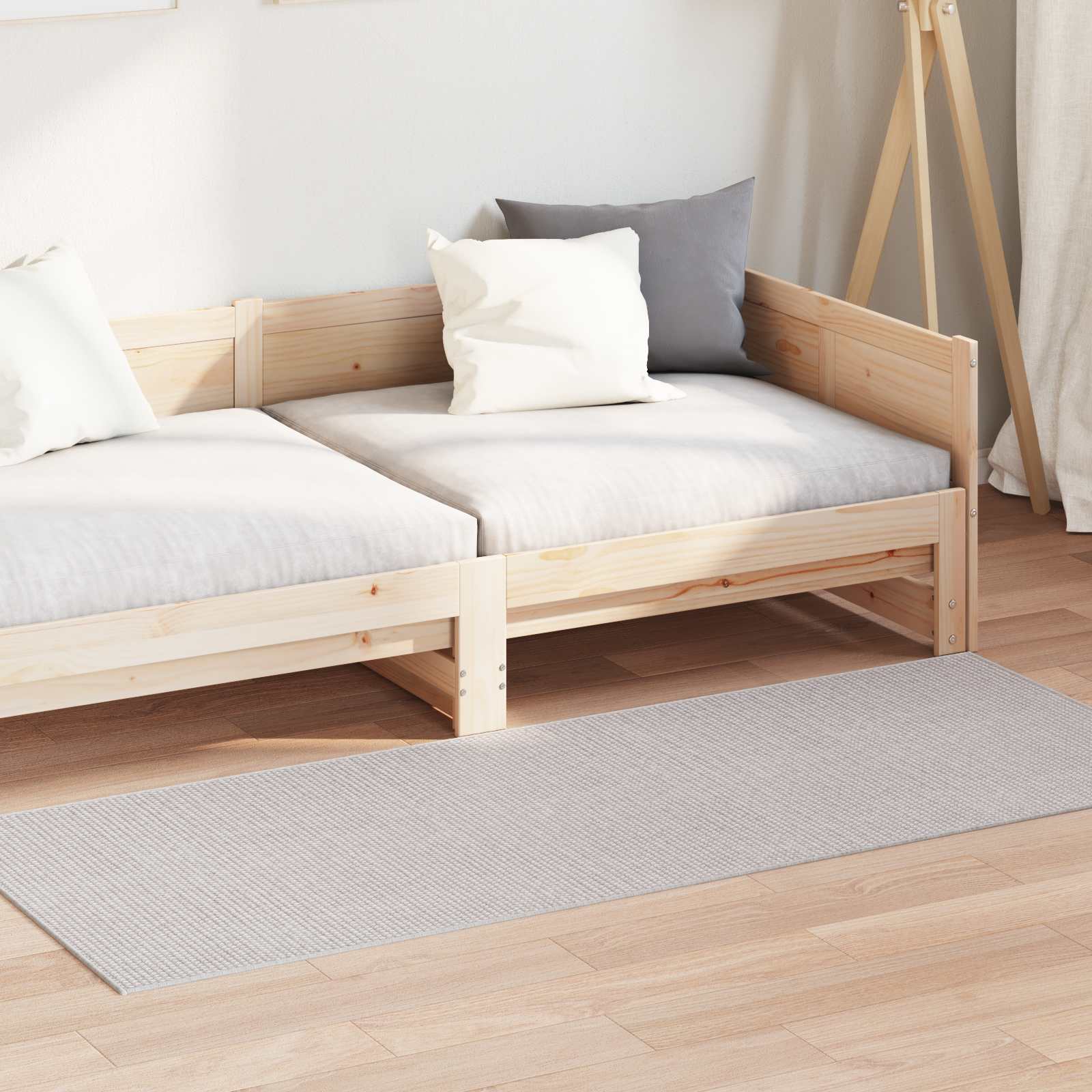 Tepisi za područja Pravokutni LUGO Krema 150 x 80 cm Poliester