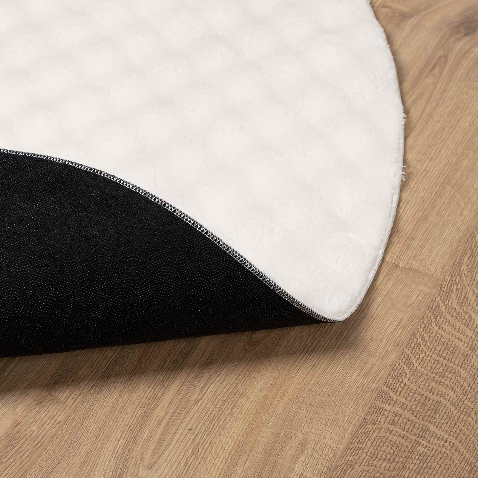 Tepisi za područja Kružni SIROLO Krema Ø 200 CM Poliester
