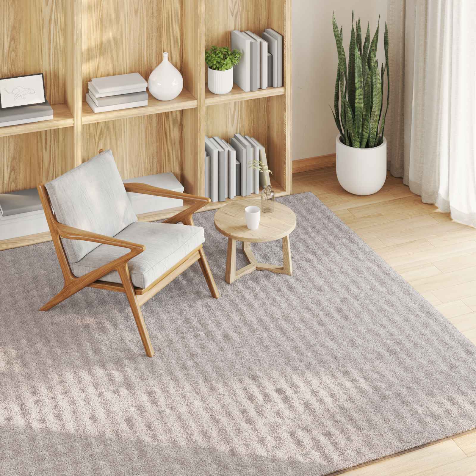 Tepisi za područja SIROLO Pijesak 120 x 120 cm Poliester