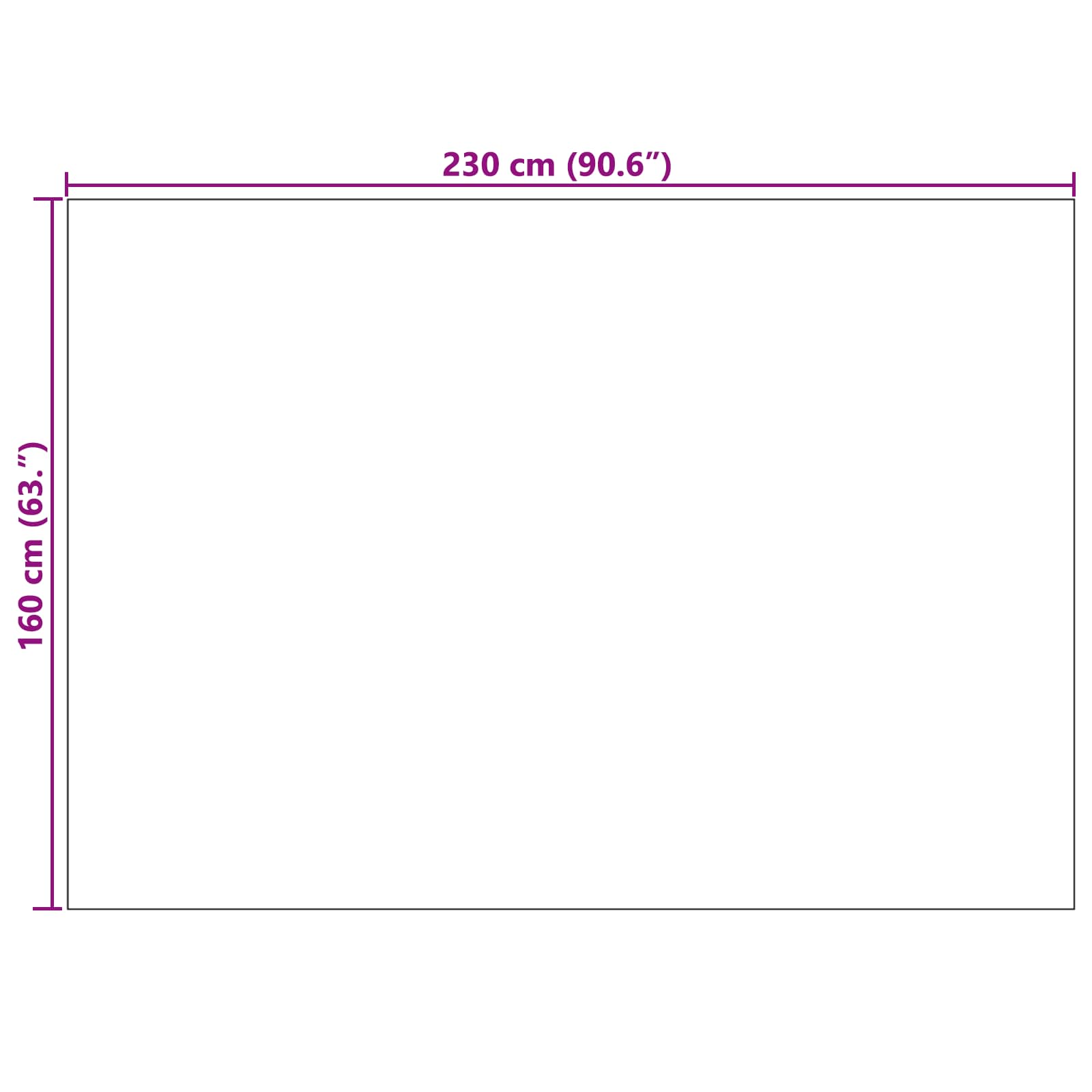 Tepisi za područja Pravokutni SIROLO Sivi 230 x 160 cm