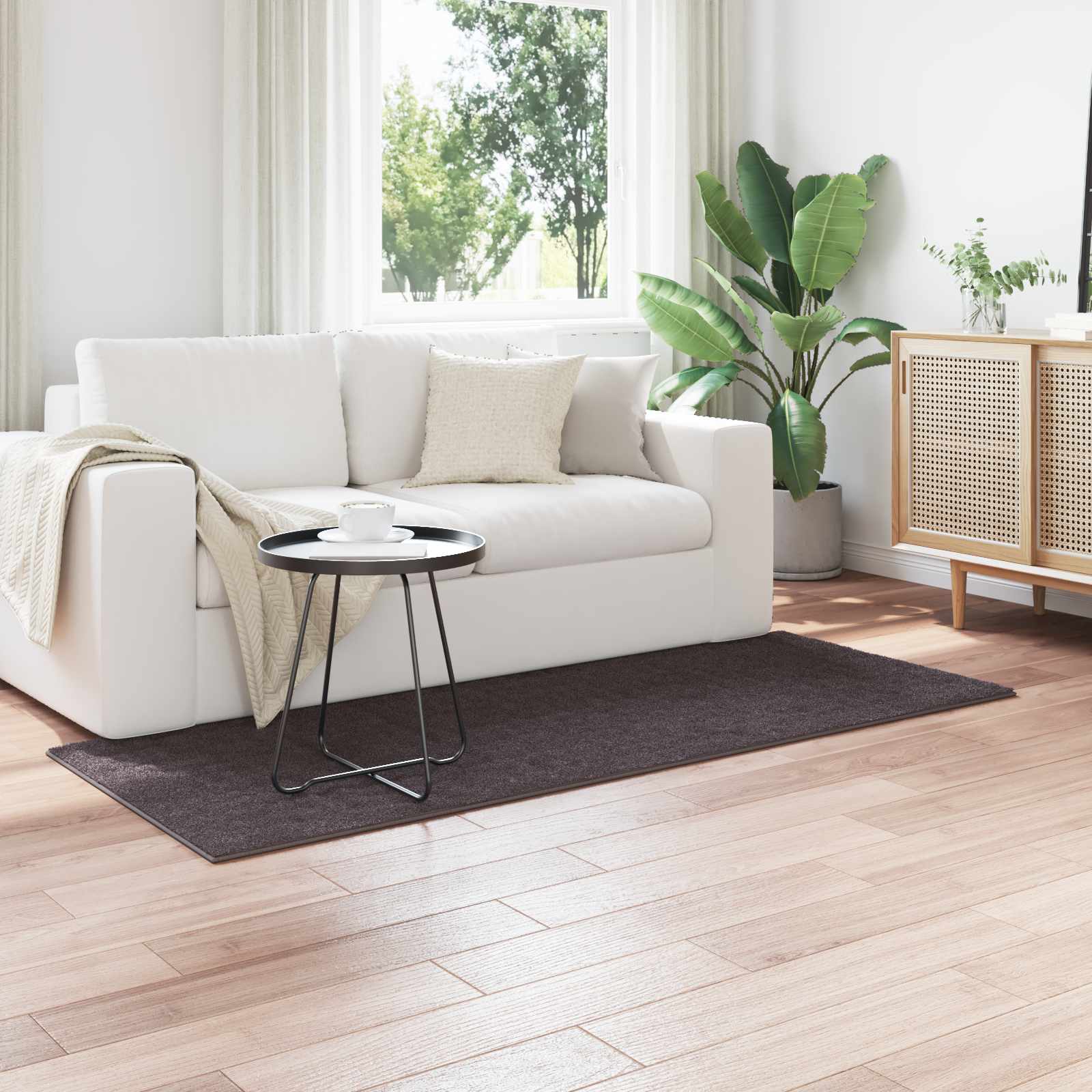 Tepisi za područja SIROLO Antracit 200 x 80 cm Poliester
