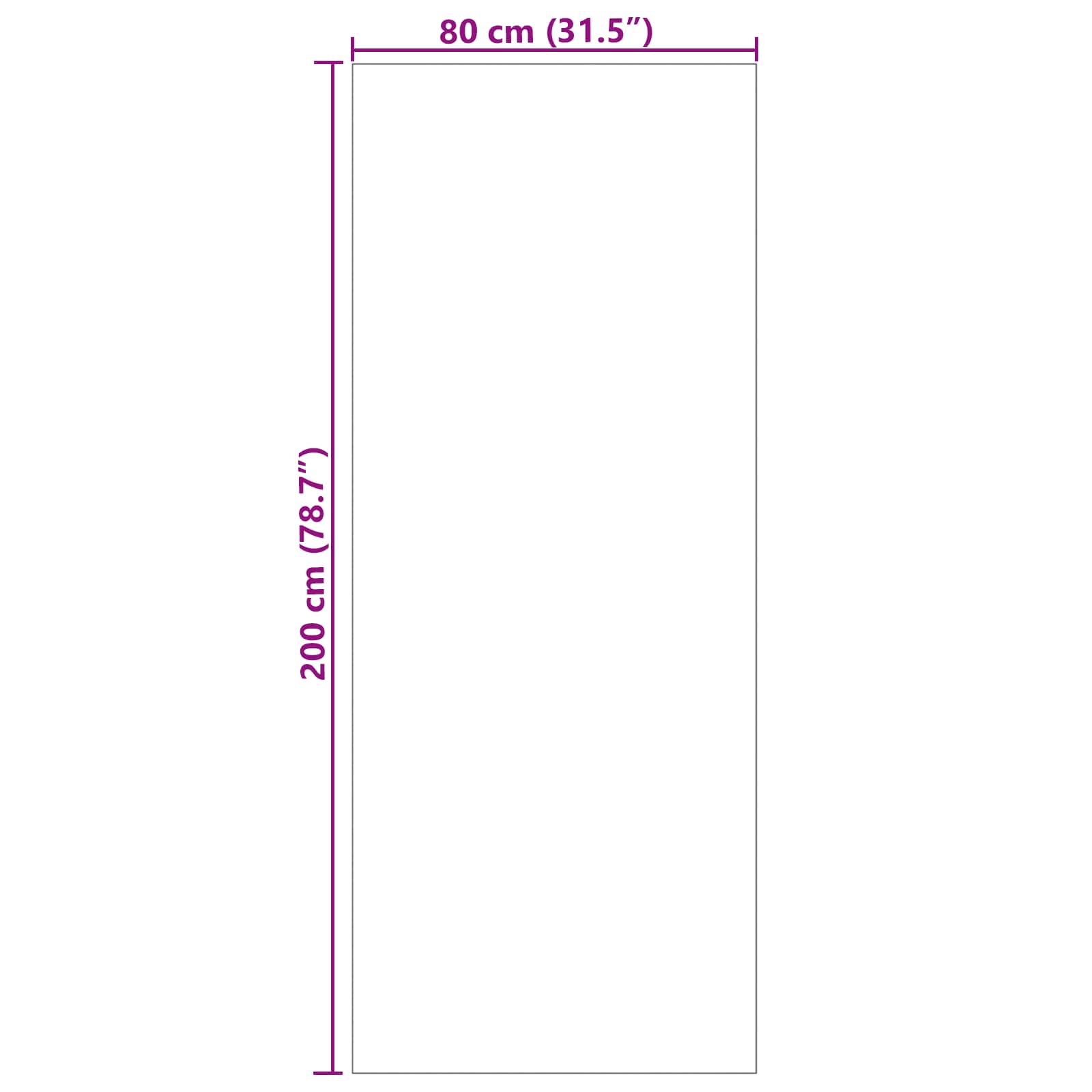 Tepisi za područja Pravokutni GALATI Krema 200 x 80 cm