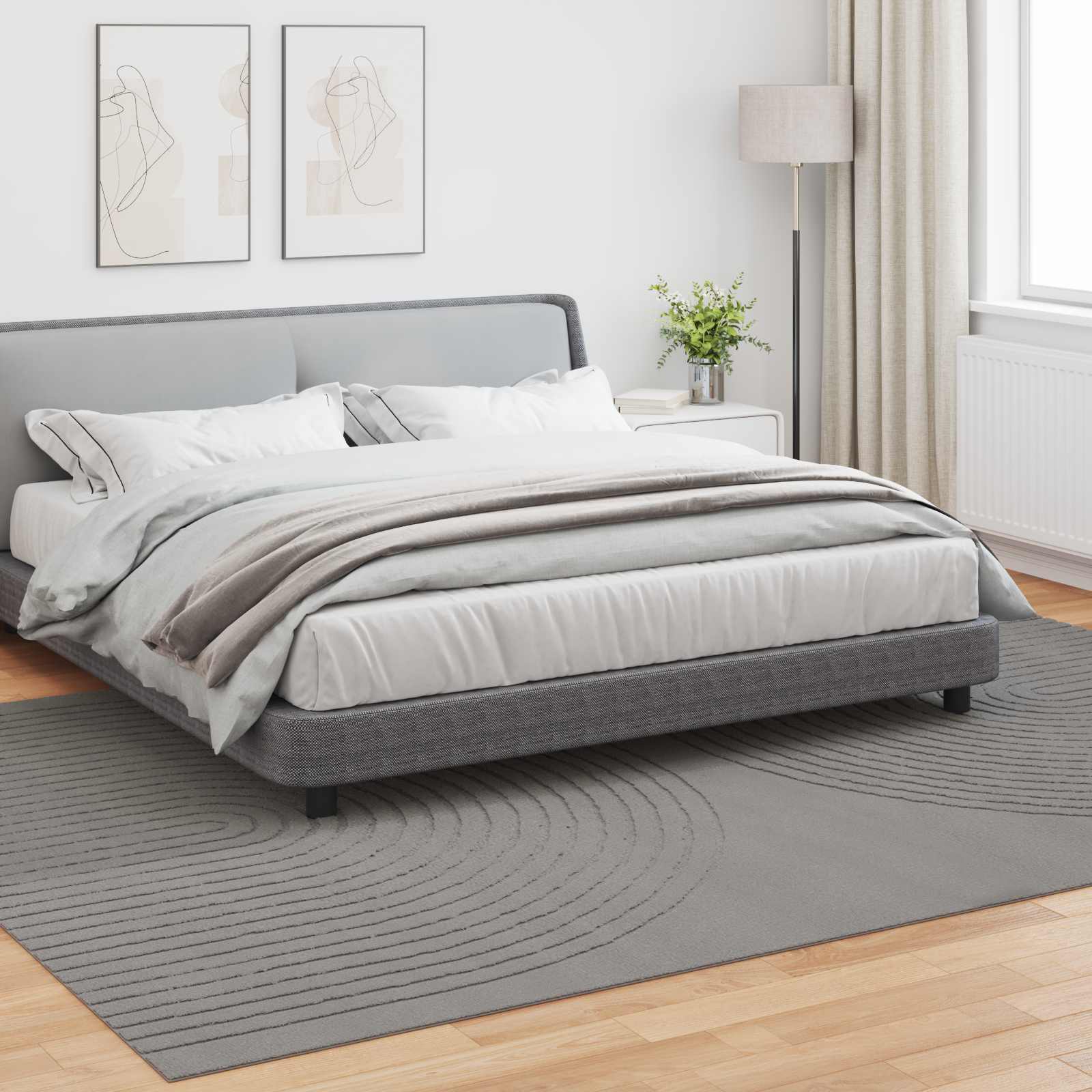 Tepisi za područja Pravokutni GALATI Sivi 280 x 200 cm