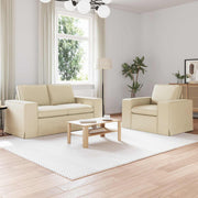 Set sofe 2 pcs Krema 162 x 80 x 82 cm tkanina