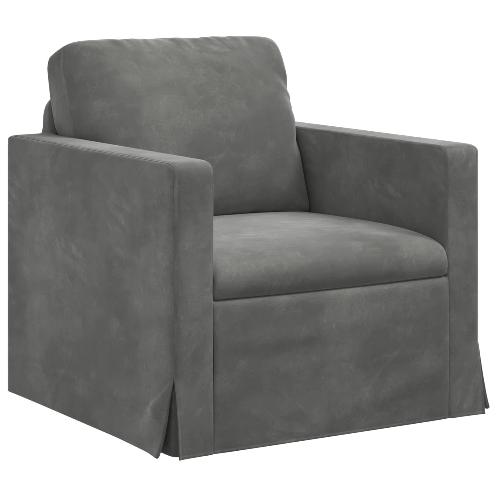 Set sofe 2 pcs Tamno siva 138 x 78 x 80 cm Baršun
