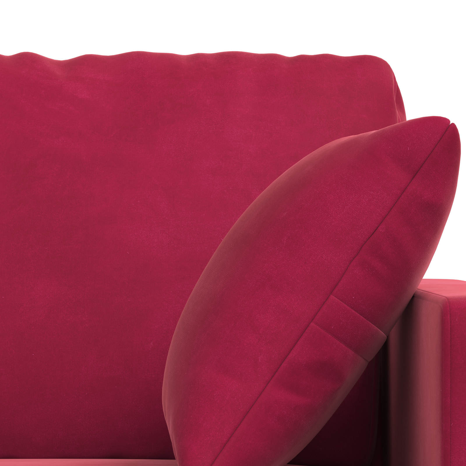 Set sofe 2 pcs Vinska crvena 138 x 78 x 80 cm Baršun