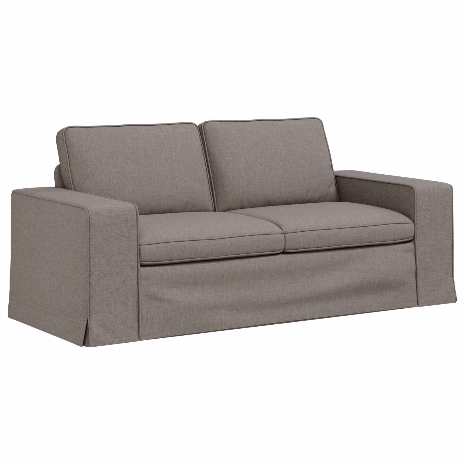 Set sofe 2 pcs Sivo-smeđa 182 x 80 x 82 cm tkanina