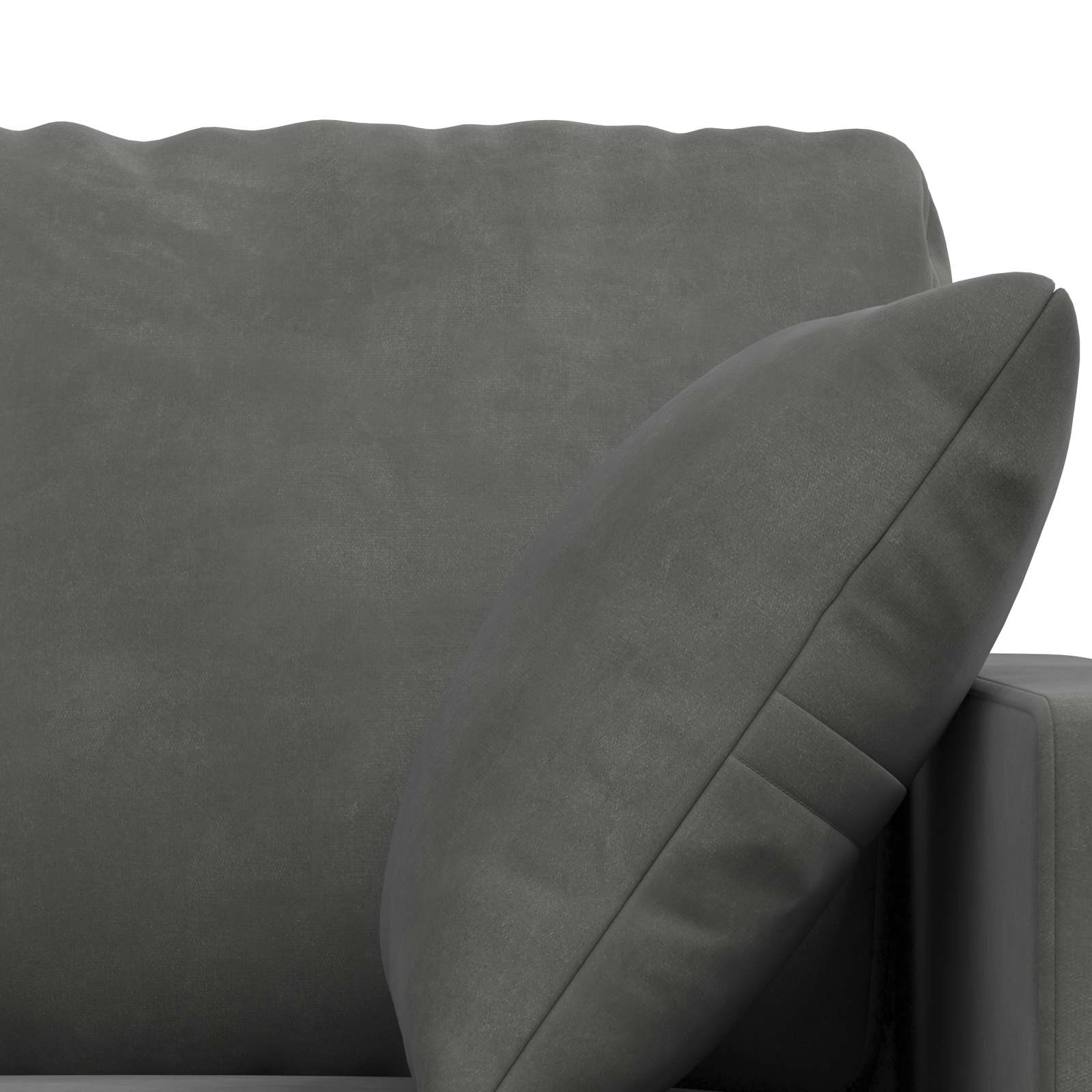 Set sofe 2 pcs Tamno siva 158 x 78 x 80 cm Baršun