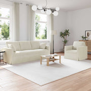 Set sofe 2 pcs Krema 198 x 78 x 80 cm Baršun