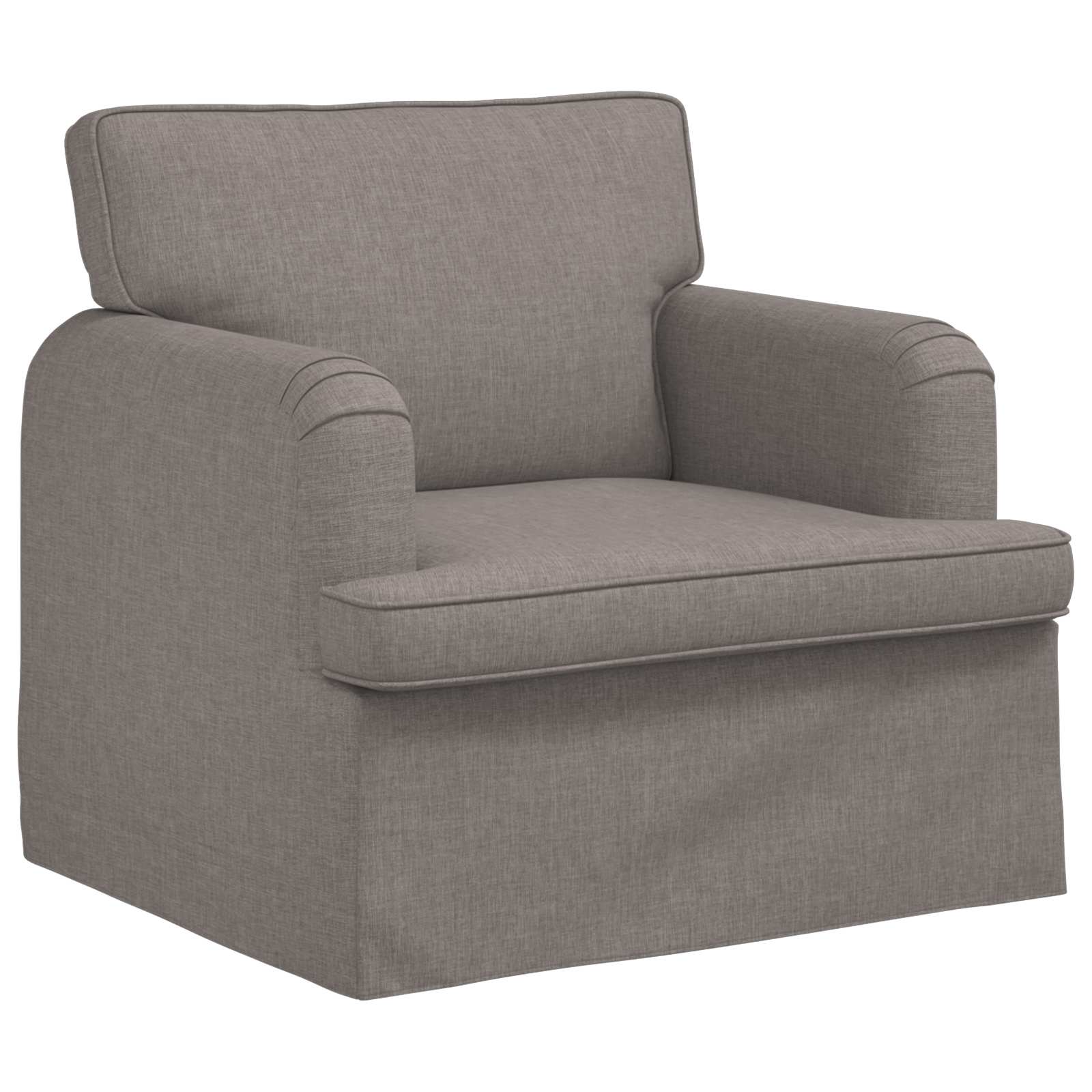 Set sofe 2 pcs Sivo-smeđa 201 x 80 x 85 cm tkanina