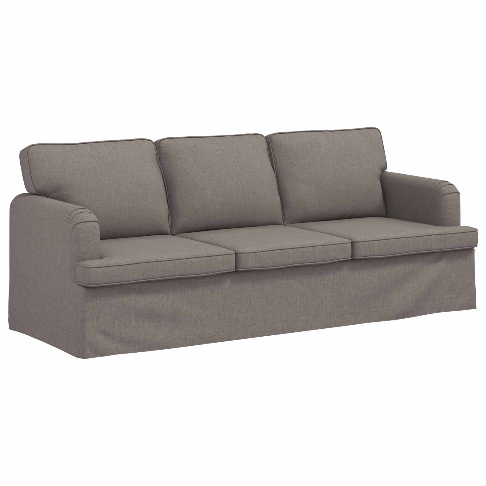 Set sofe 2 pcs Sivo-smeđa 201 x 80 x 85 cm tkanina