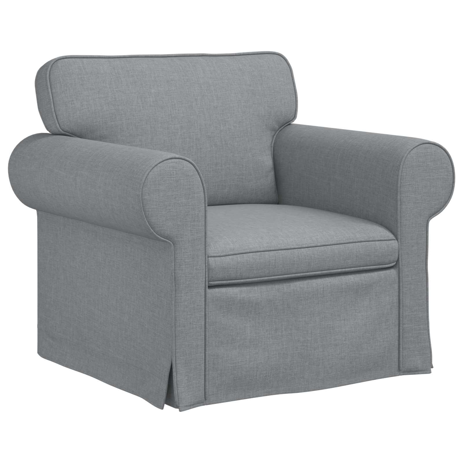 Sofa Svijetlo siva 95 x 82 x 80 cm tkanina