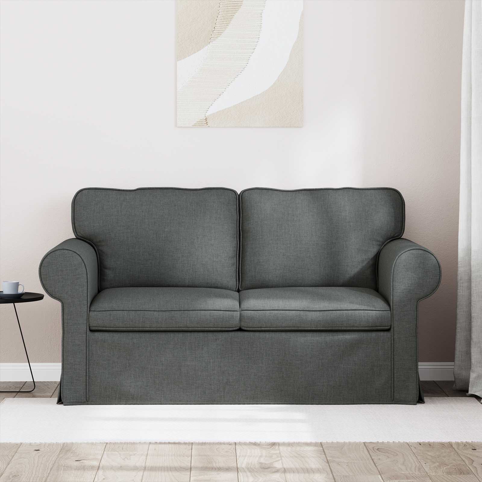 Sofa Tamno siva 155 x 82 x 80 cm tkanina