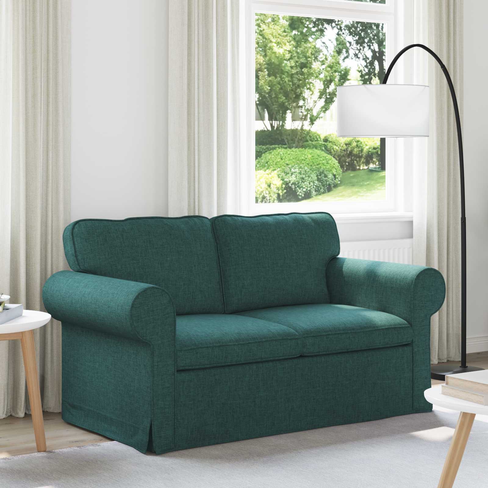 Sofa Tamnozelena 155 x 82 x 80 cm tkanina