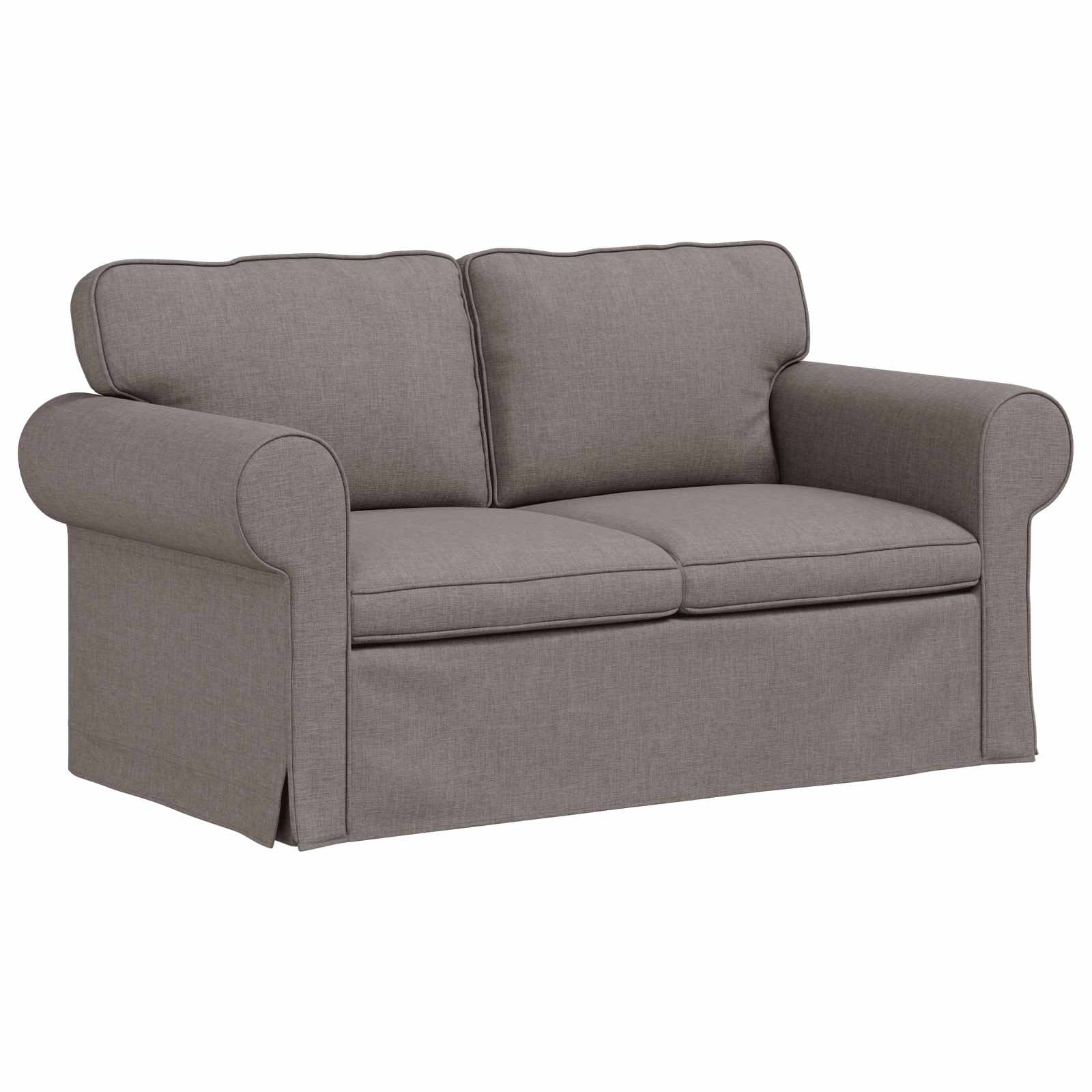Sofa Sivo-smeđa 155 x 82 x 80 cm tkanina