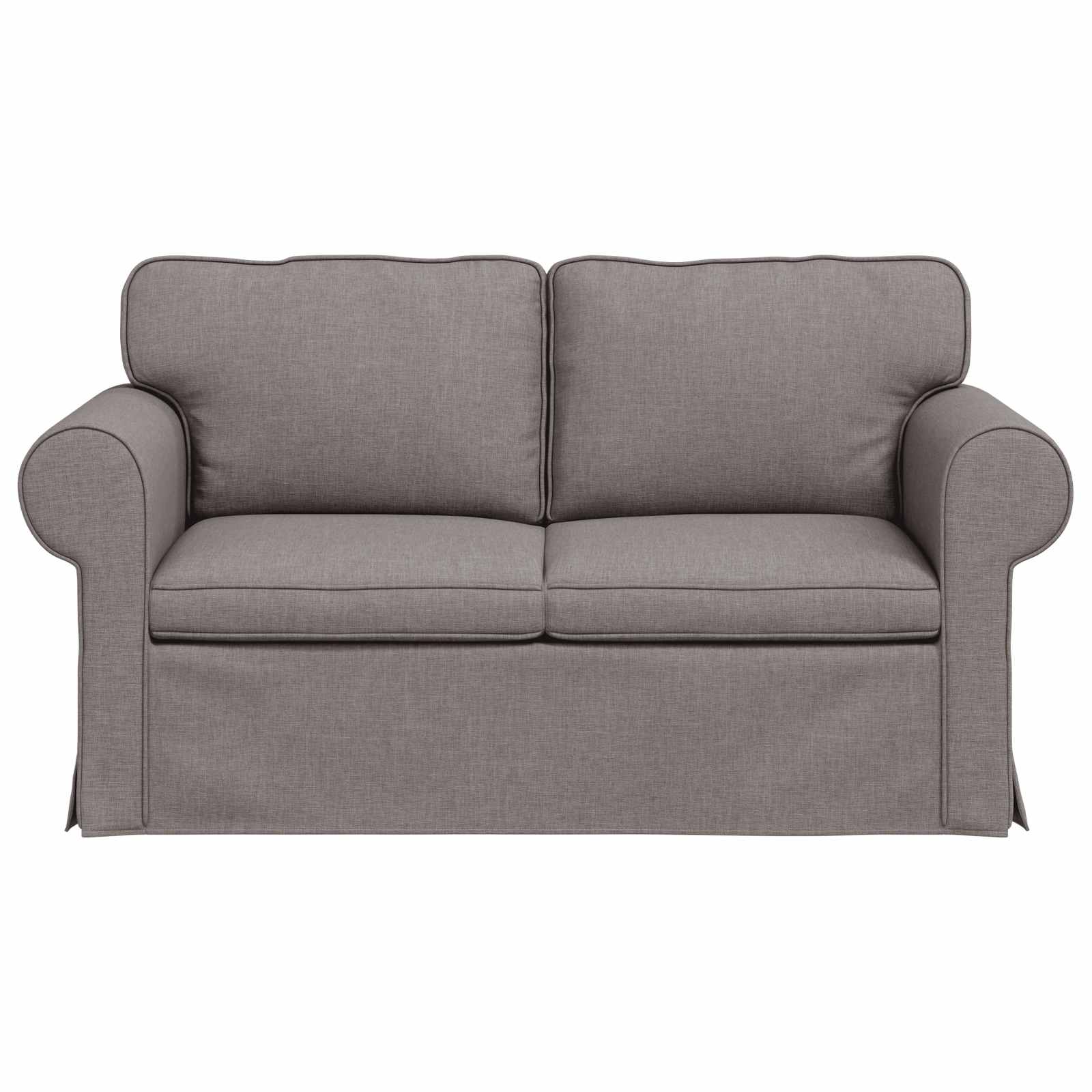 Sofa Sivo-smeđa 155 x 82 x 80 cm tkanina