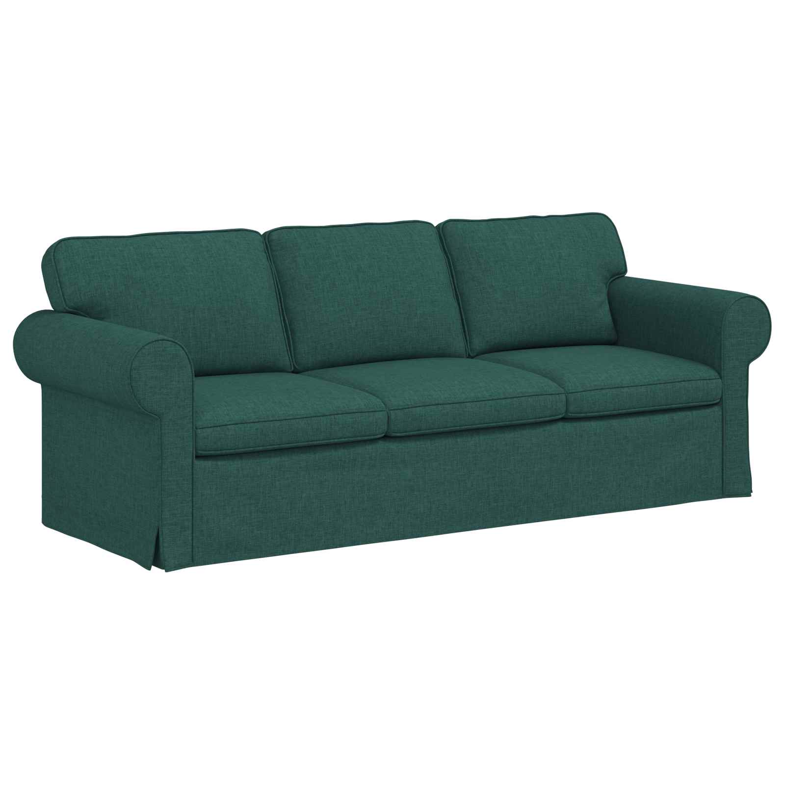 Sofa Tamnozelena 215 x 82 x 80 cm tkanina