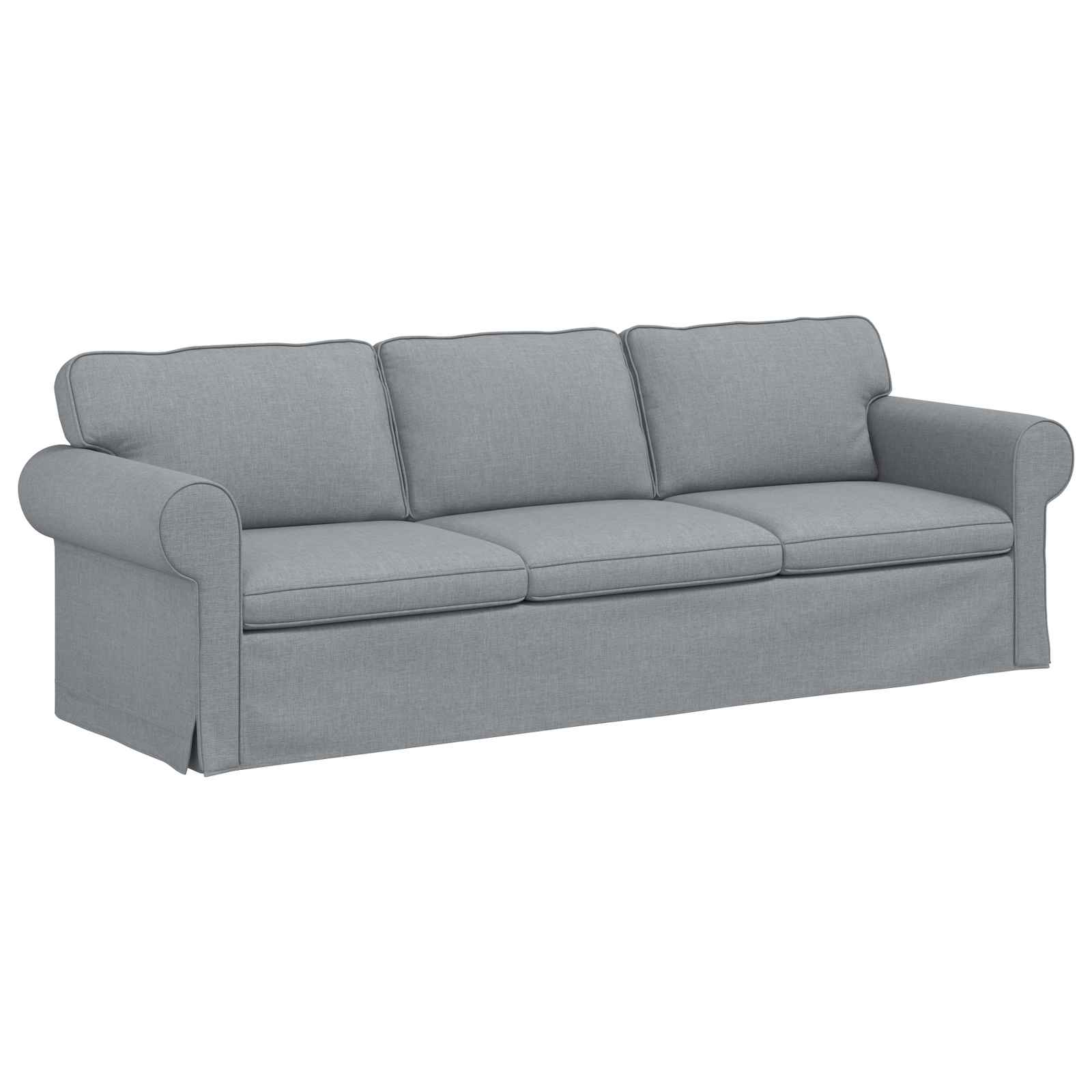 Sofa Svijetlo siva 245 x 82 x 80 cm tkanina