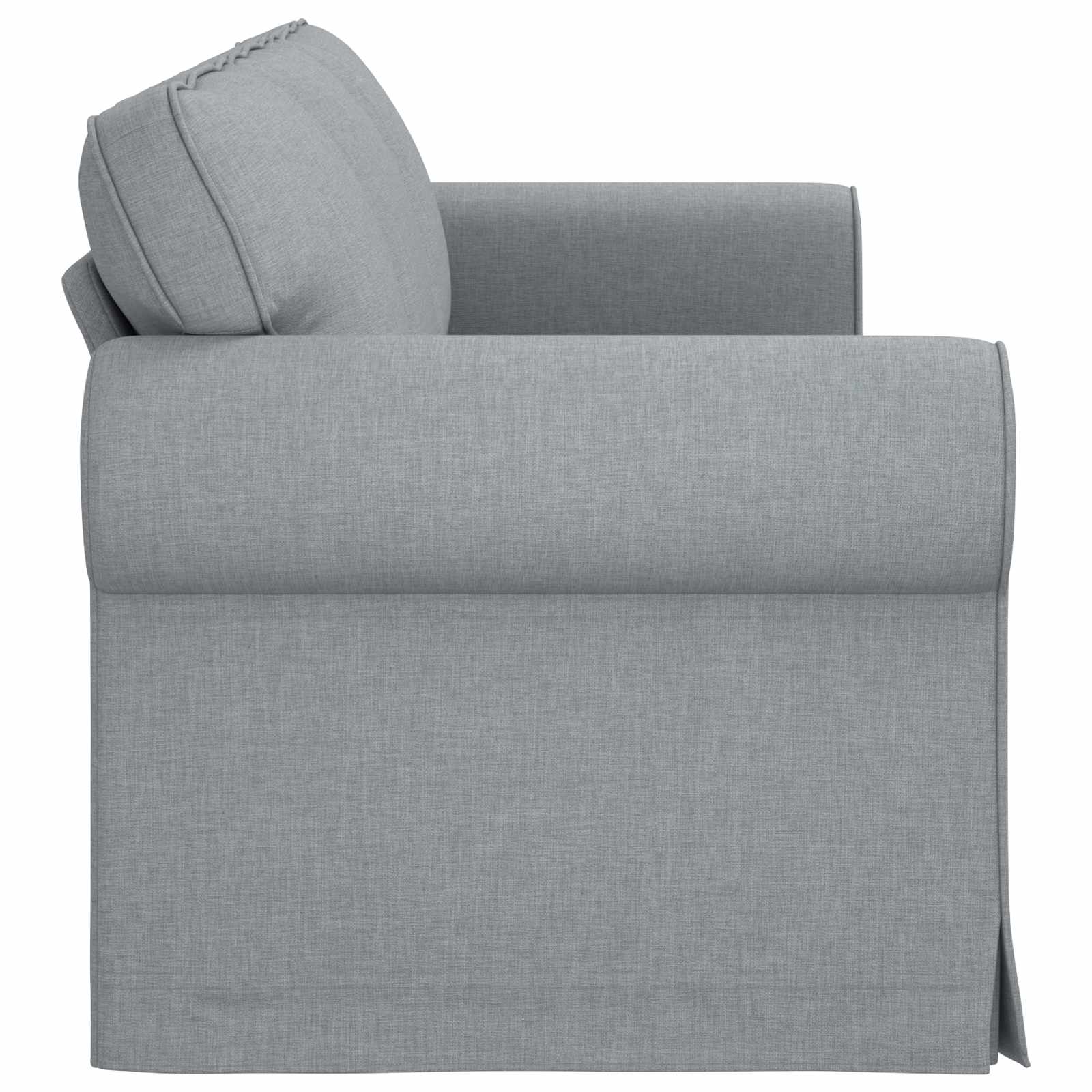 Sofa Svijetlo siva 245 x 82 x 80 cm tkanina