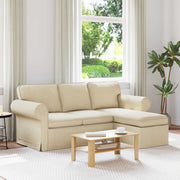 Sofa Krema 195 x 138 x 80 cm tkanina