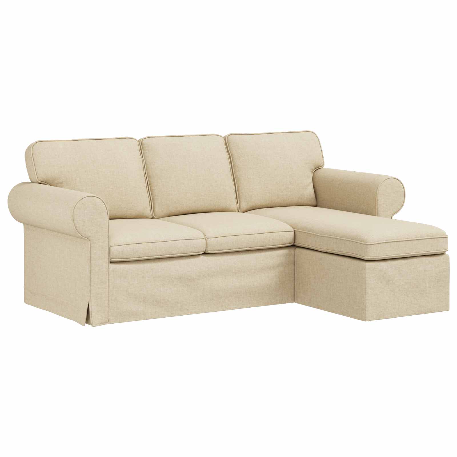 Sofa Krema 195 x 138 x 80 cm tkanina