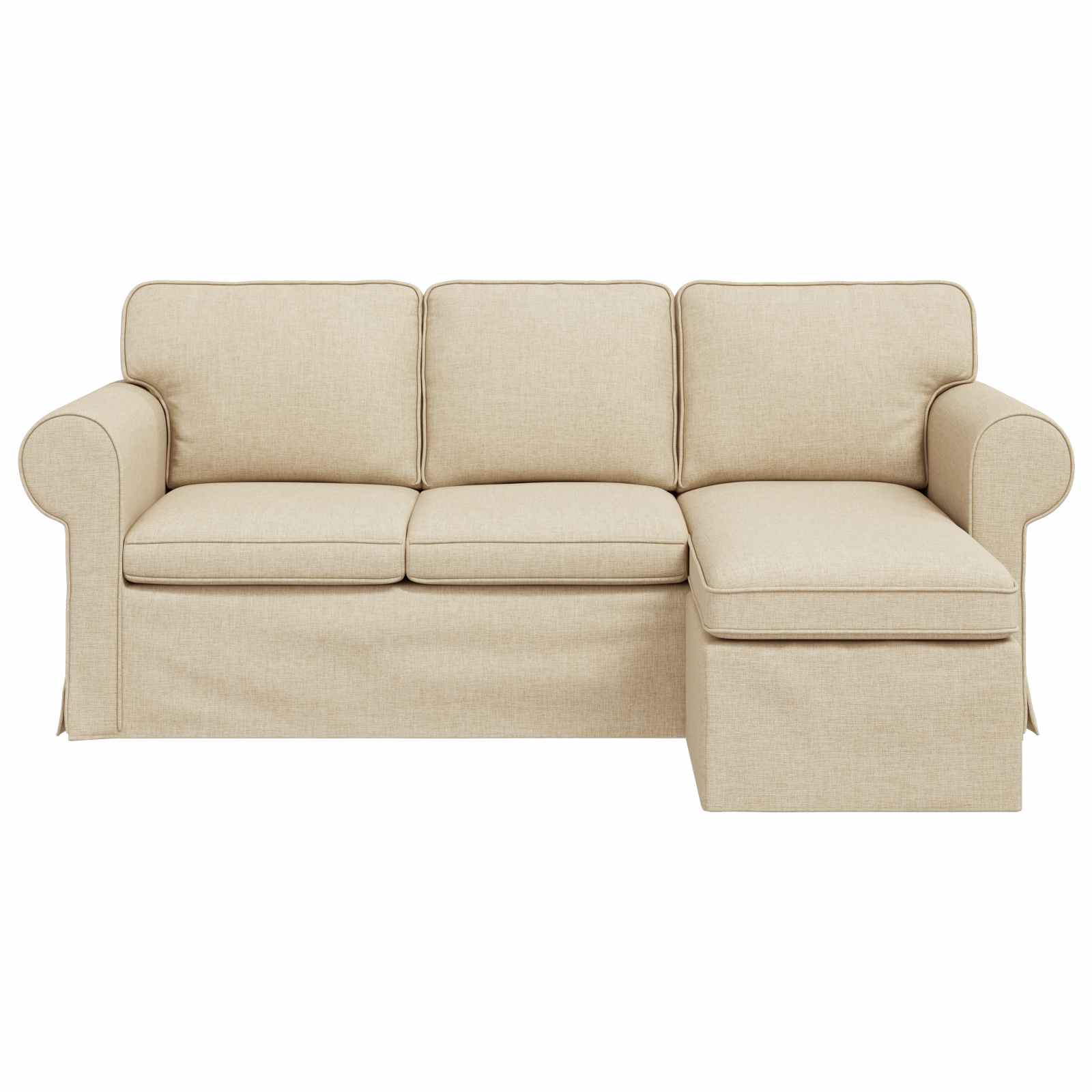 Sofa Krema 195 x 138 x 80 cm tkanina